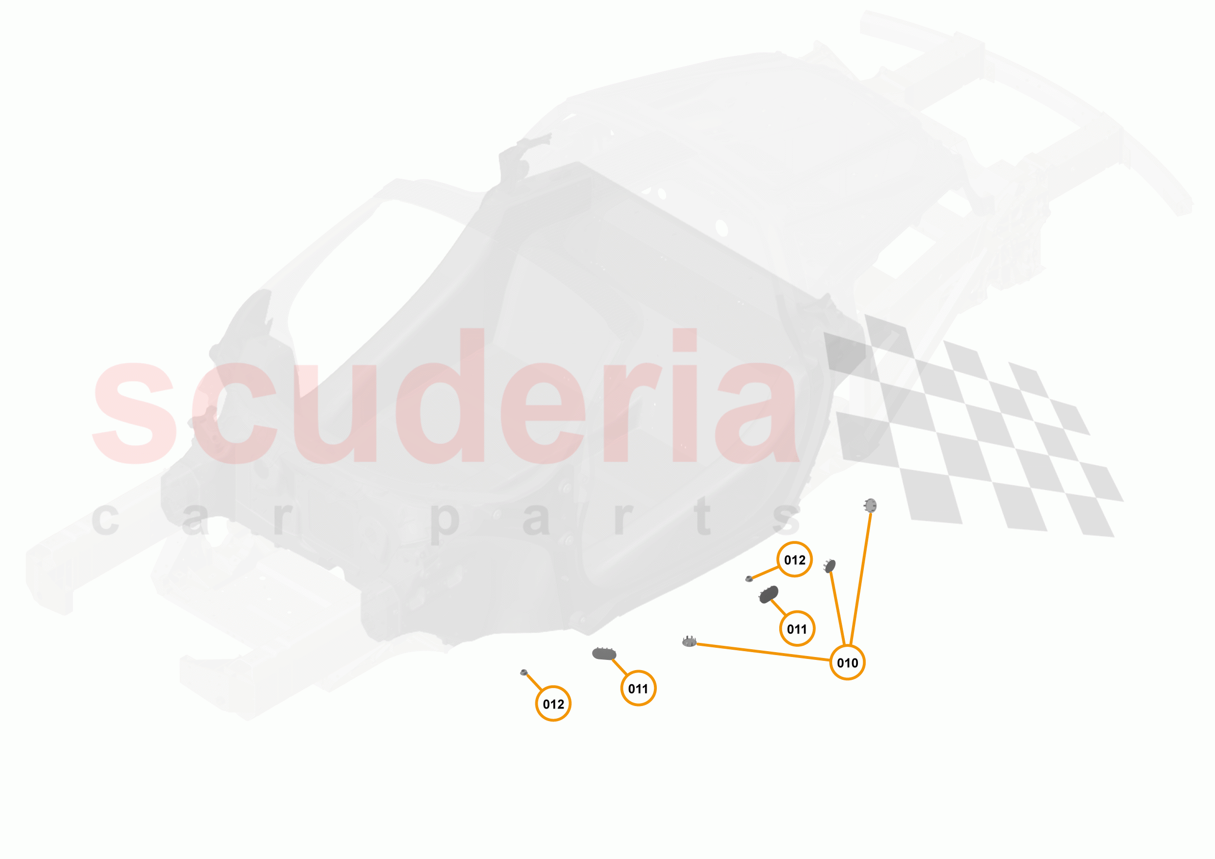 2 - MID STRUCTURES - 2.1 - MONOCOQUE of McLaren McLaren 720S Coupe
