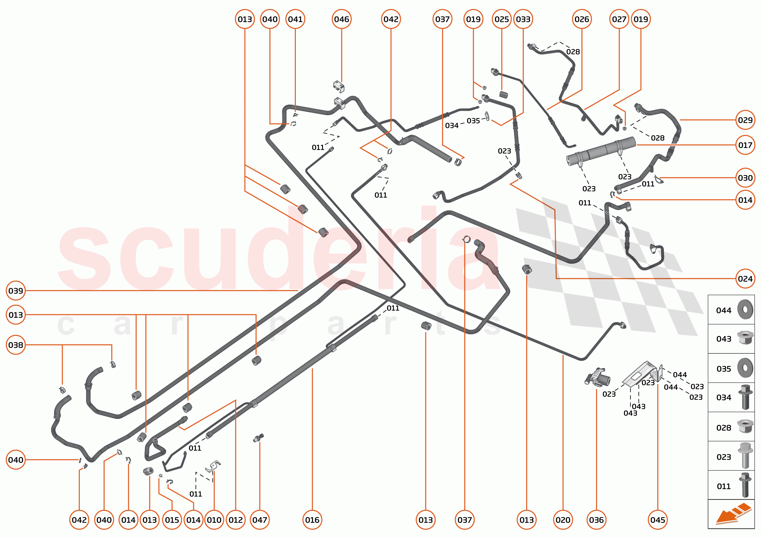 32 - FLUIDS - HVAC - 32.1 - HVAC FLUIDS CIRCUIT of McLaren McLaren 765LT