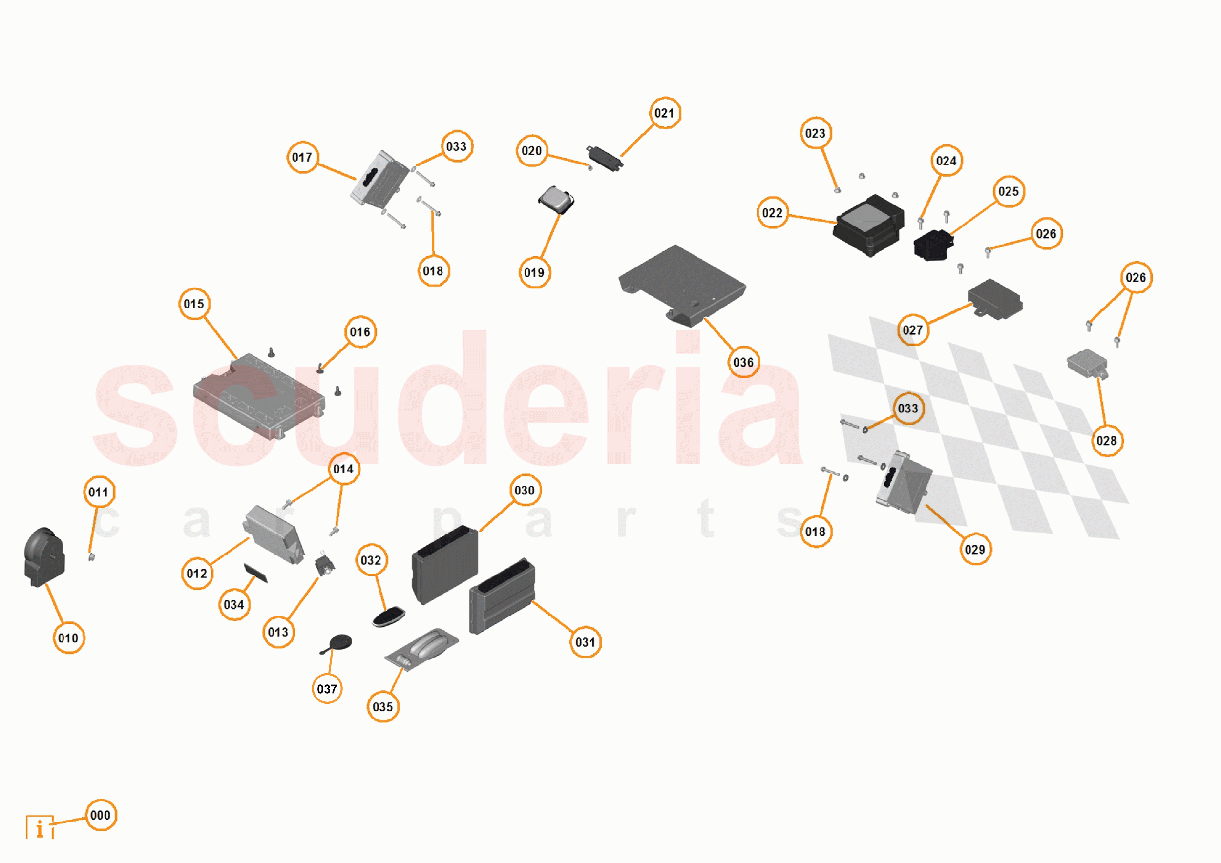 25 - M3 - ELECTRONICS HARDWARE - 25.1 - 01 - ELECTRONICS HARDWARE of McLaren McLaren 650S Spider