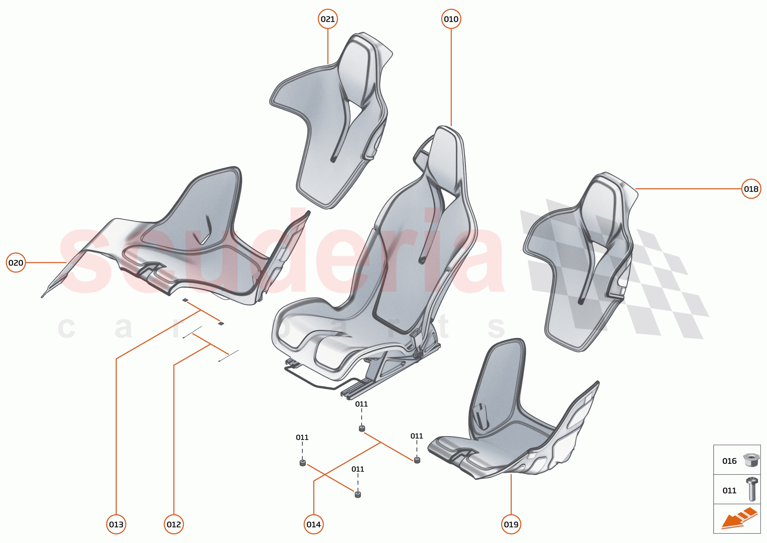 44 - INTERIOR SYSTEMS - 44.3 - SEAT ASSY of McLaren McLaren Speedtail