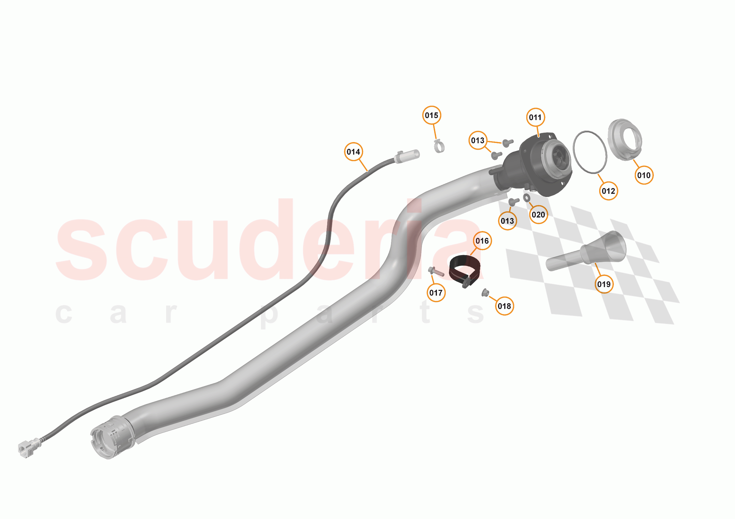 26 - FUEL TANK - 26.3 - FUEL FILLER NECK of McLaren McLaren 540C Coupe