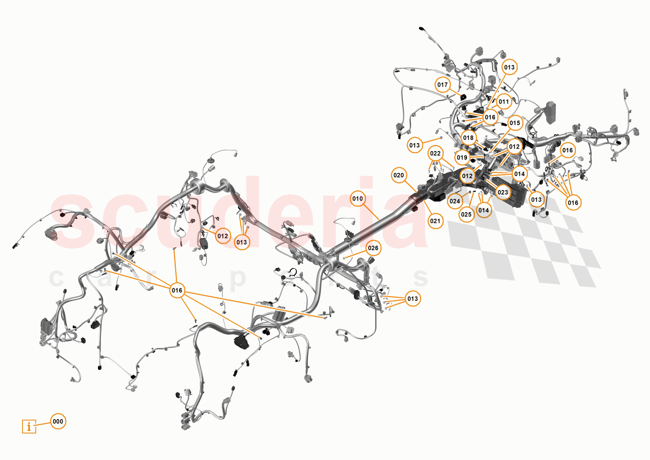 45 - WIRING HARNESS - 45.2 - BODY WIRING HARNESS of McLaren McLaren P1 Coupe