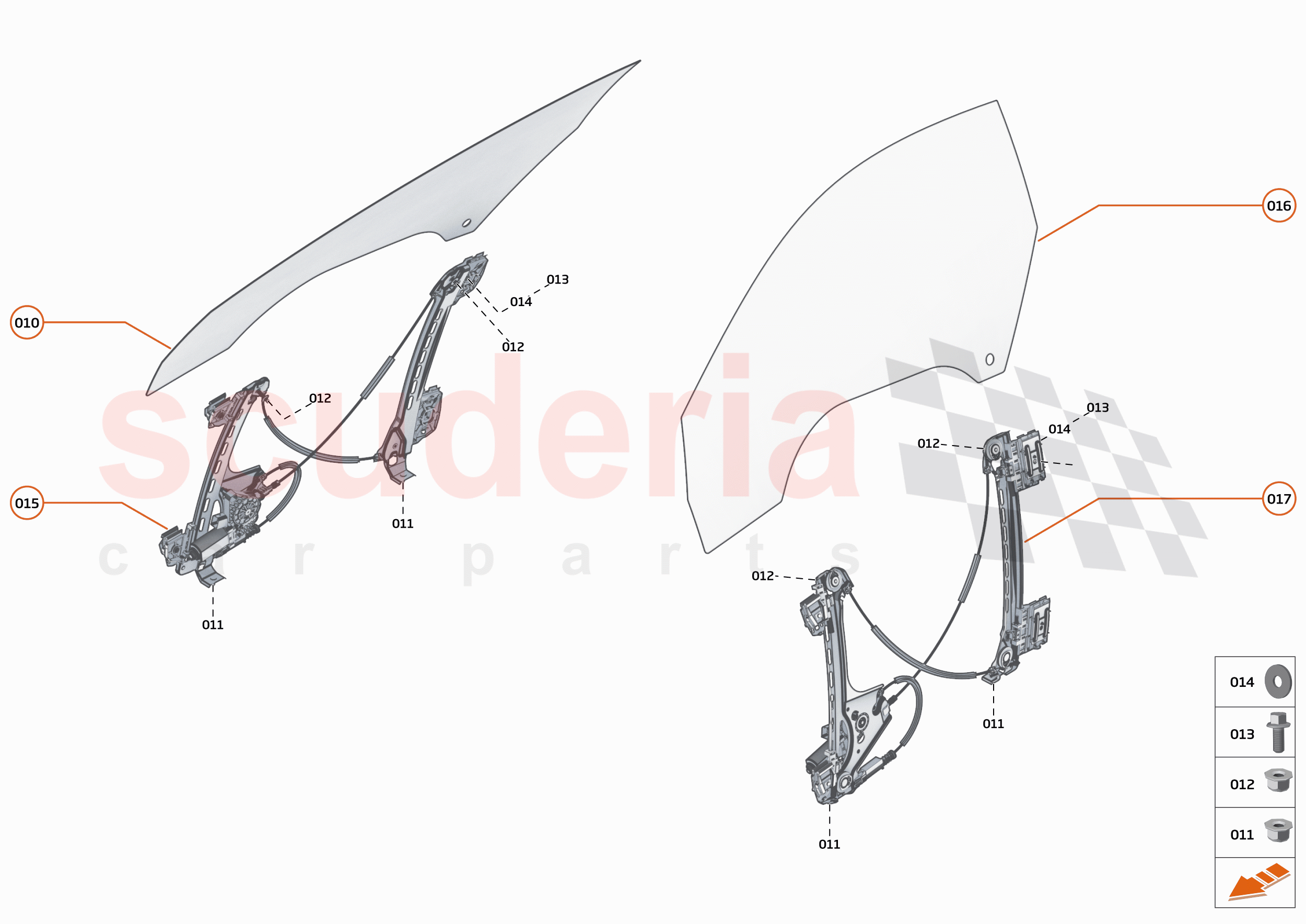 8 - GLAZING - 8.2 - DOOR GLAZING - DYNAMIC of McLaren McLaren 600LT