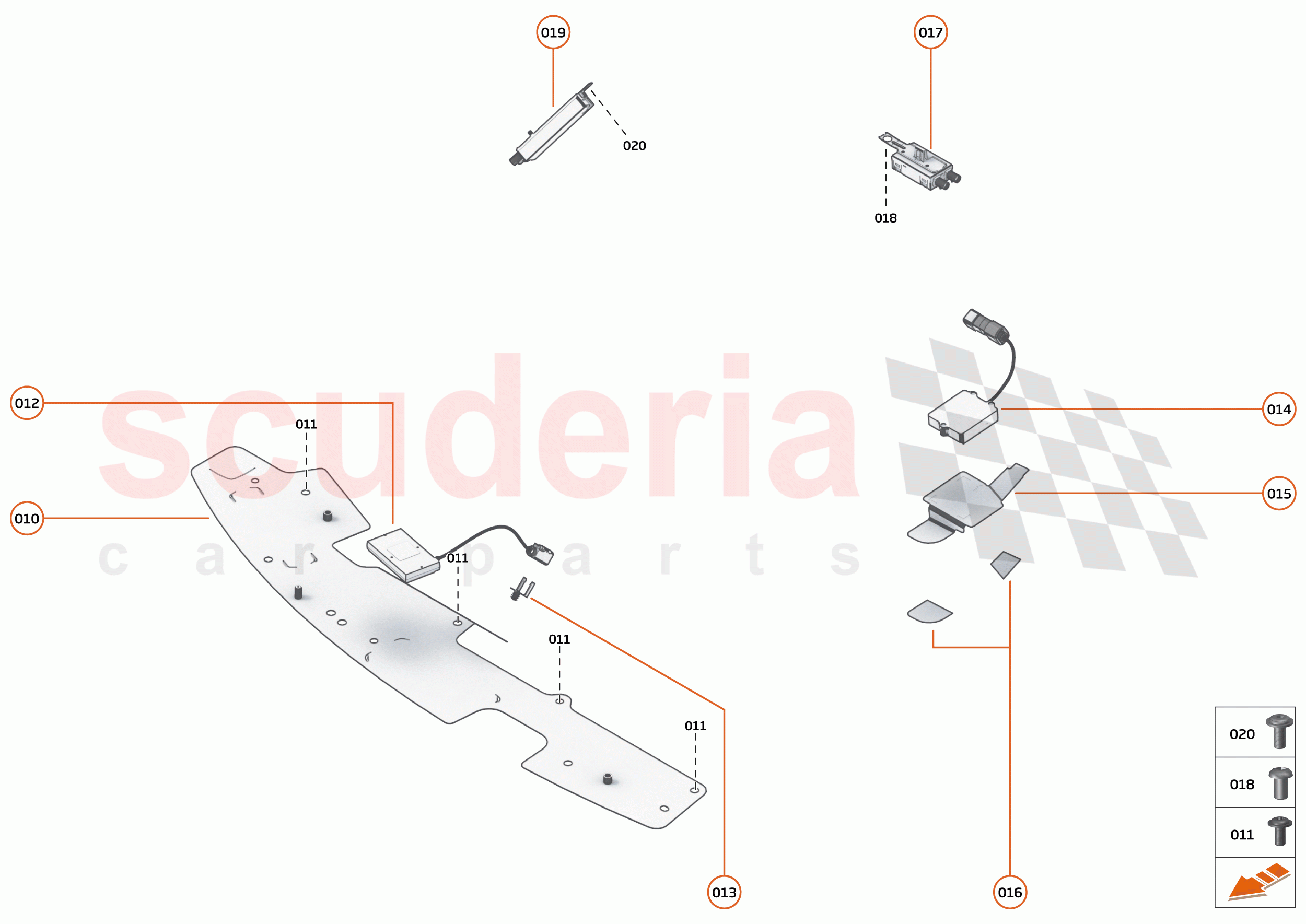 45 - INFOTAINMENT - 45.2 - ANTENNA SYSTEM of McLaren McLaren 720S Spider