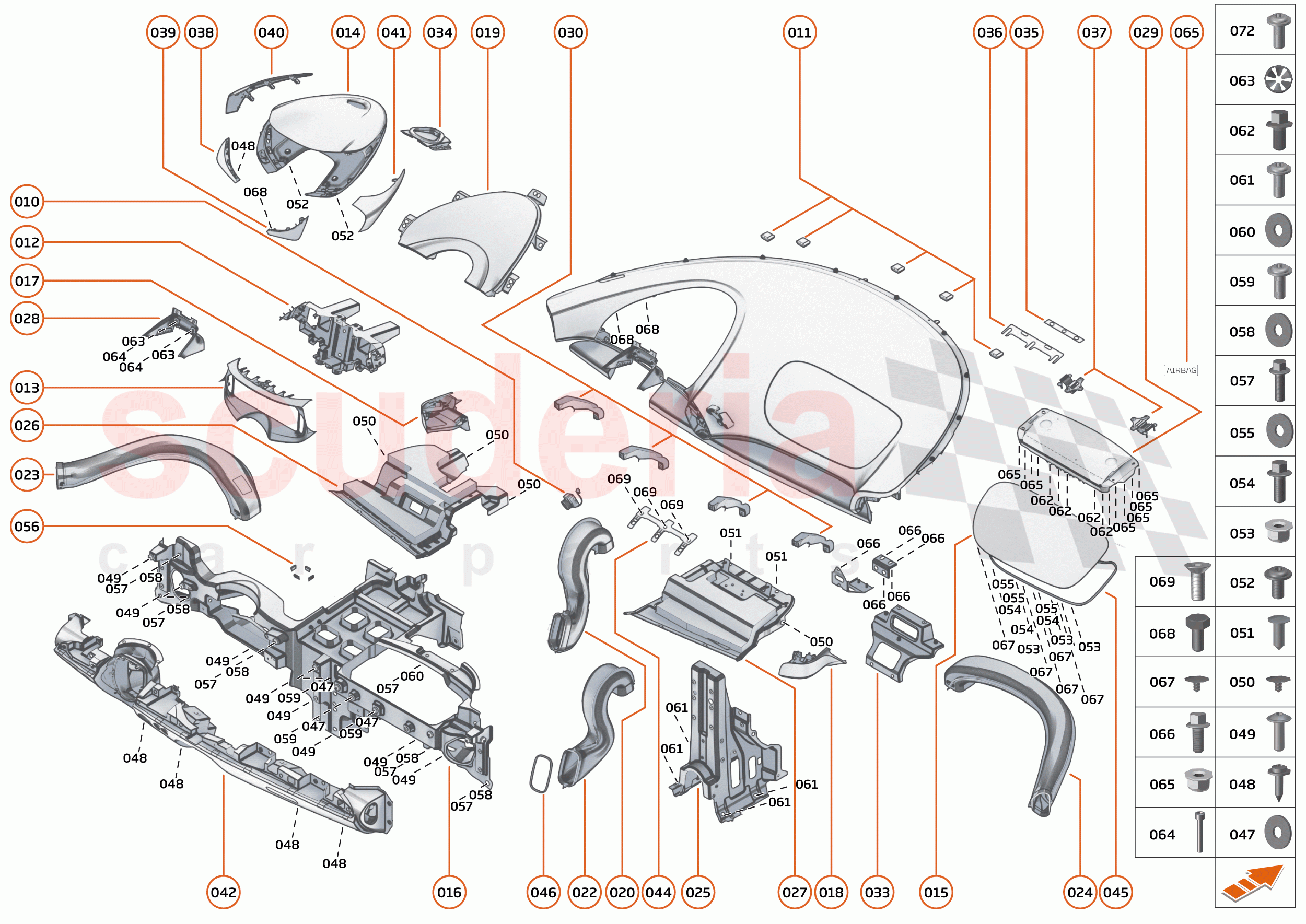 42 - INTERIOR SYSTEMS - 42.1 - ASSY FACIA of McLaren McLaren Elva