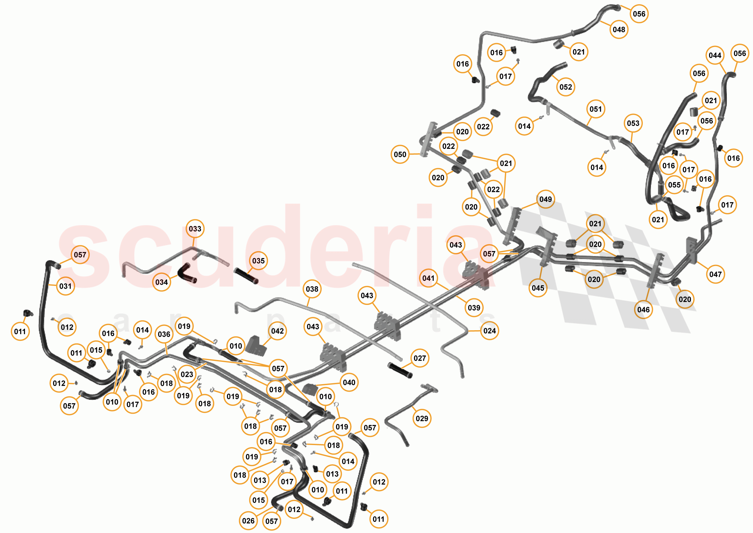 14 - L1 - COOLING SYSTEM - 14.1 - 01 - LOW TEMPERATURE CIRCUIT & PIPES of McLaren McLaren 675LT Spider