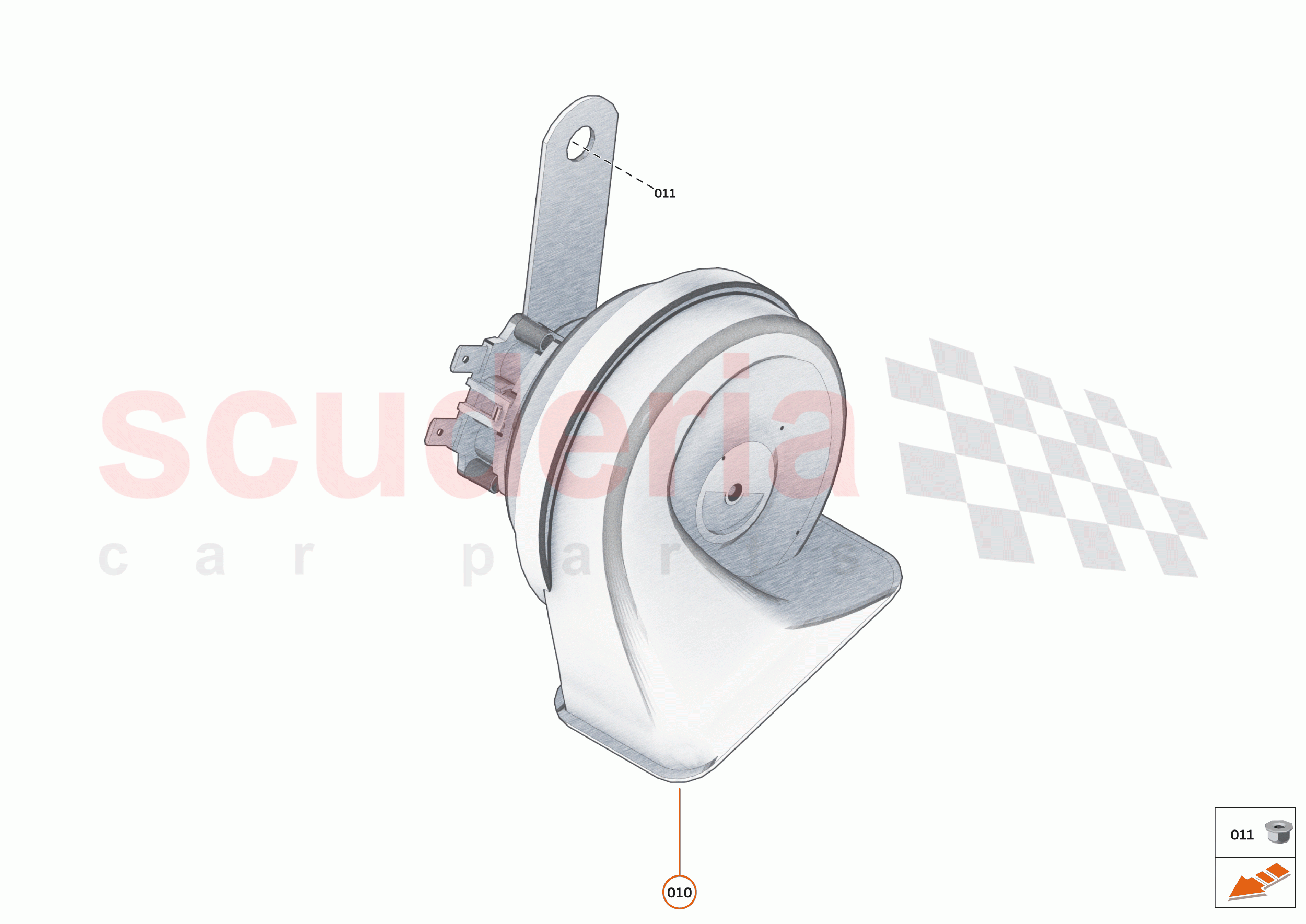 41 - ELECTRICAL HARDWARE - 41.2 - HORN of McLaren McLaren Speedtail