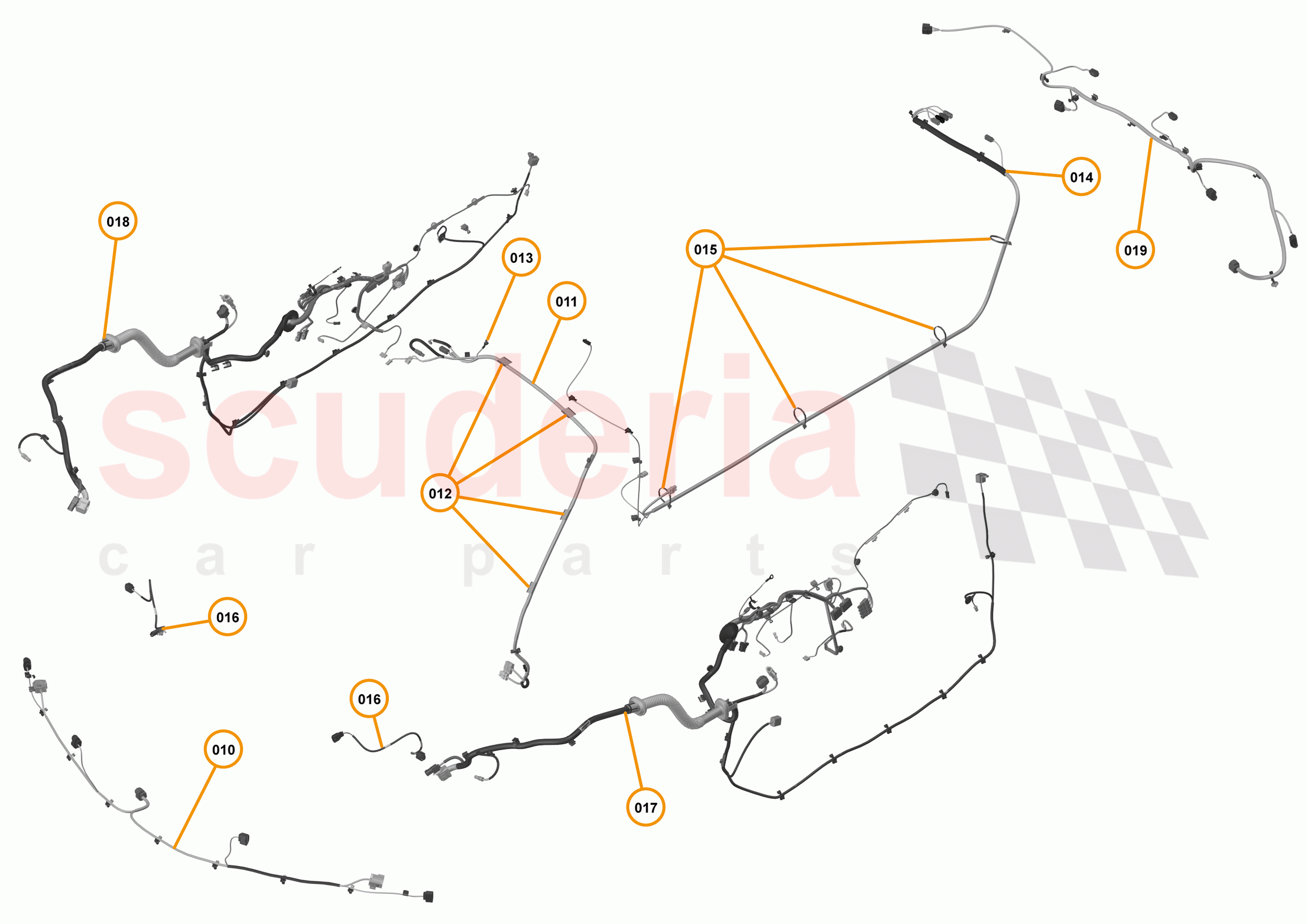 45 - WIRING HARNESS - 45.3 - NON-BODY WIRING HARNESS of McLaren McLaren 720S Coupe