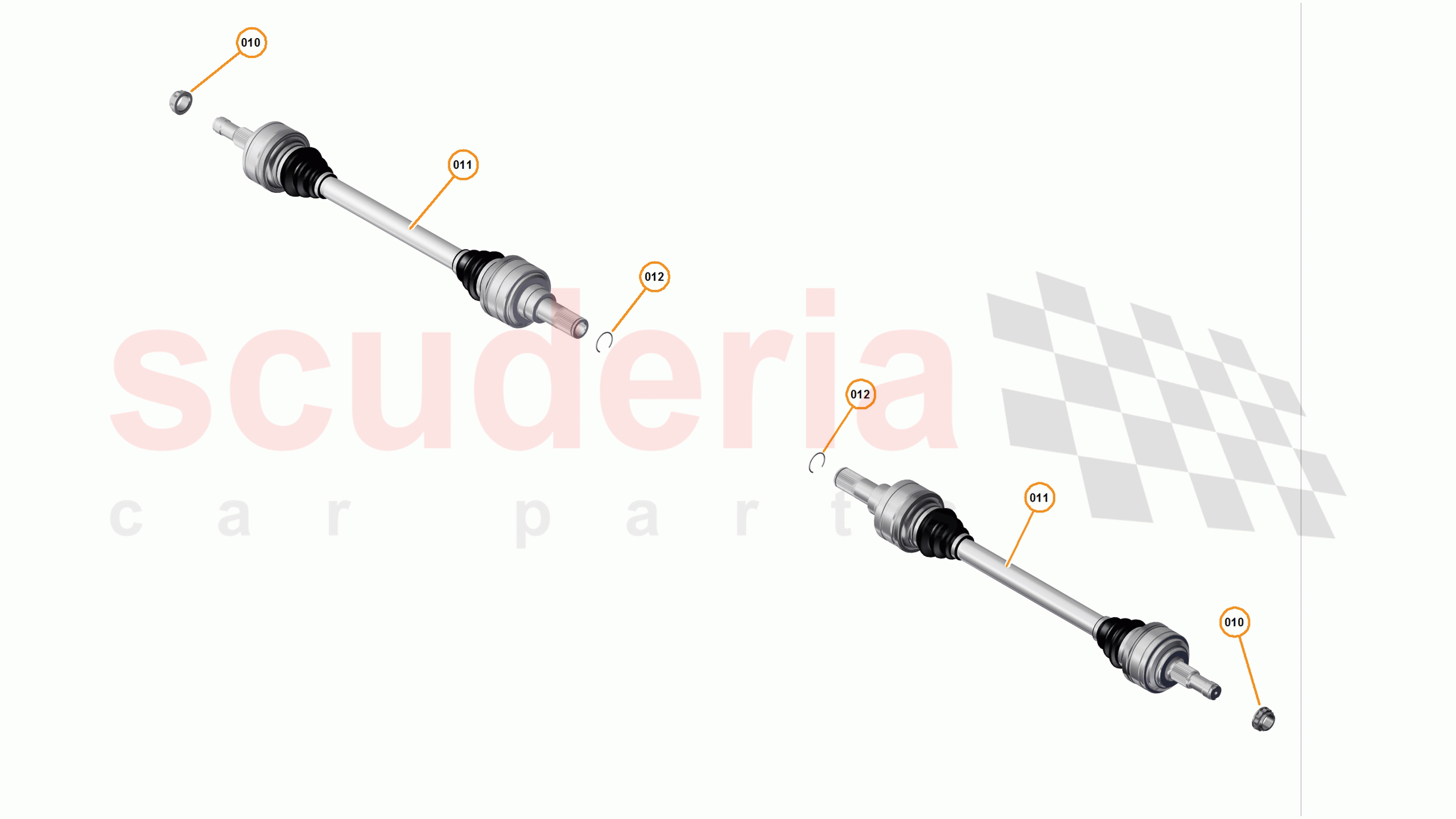 20 - G2 - DRIVELINE - 20.1 - 01 - DRIVELINE of McLaren McLaren 12C Spider