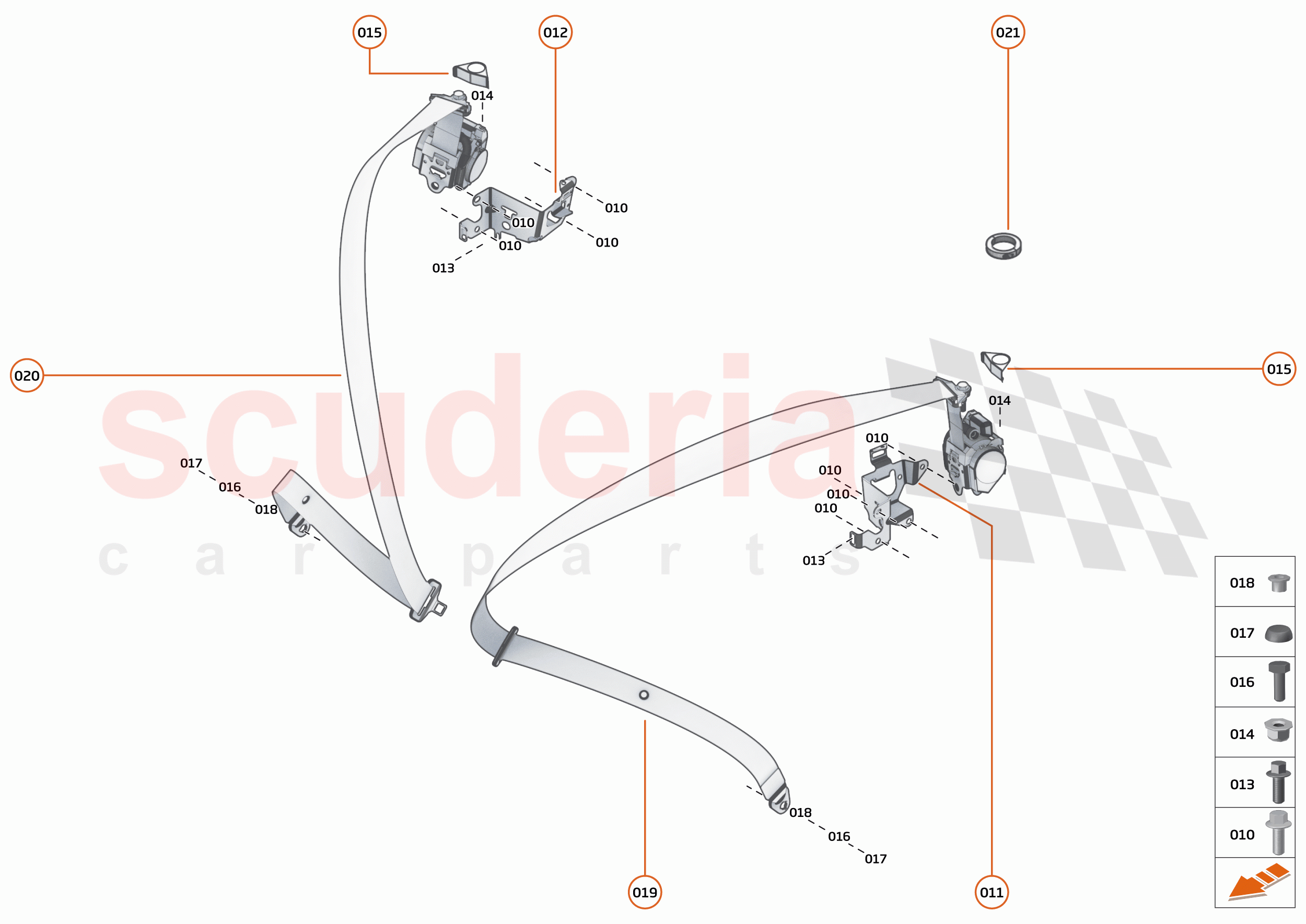 47 - INTERIOR RESTRAINTS - 47.3 - SEATBELTS of McLaren McLaren 620R