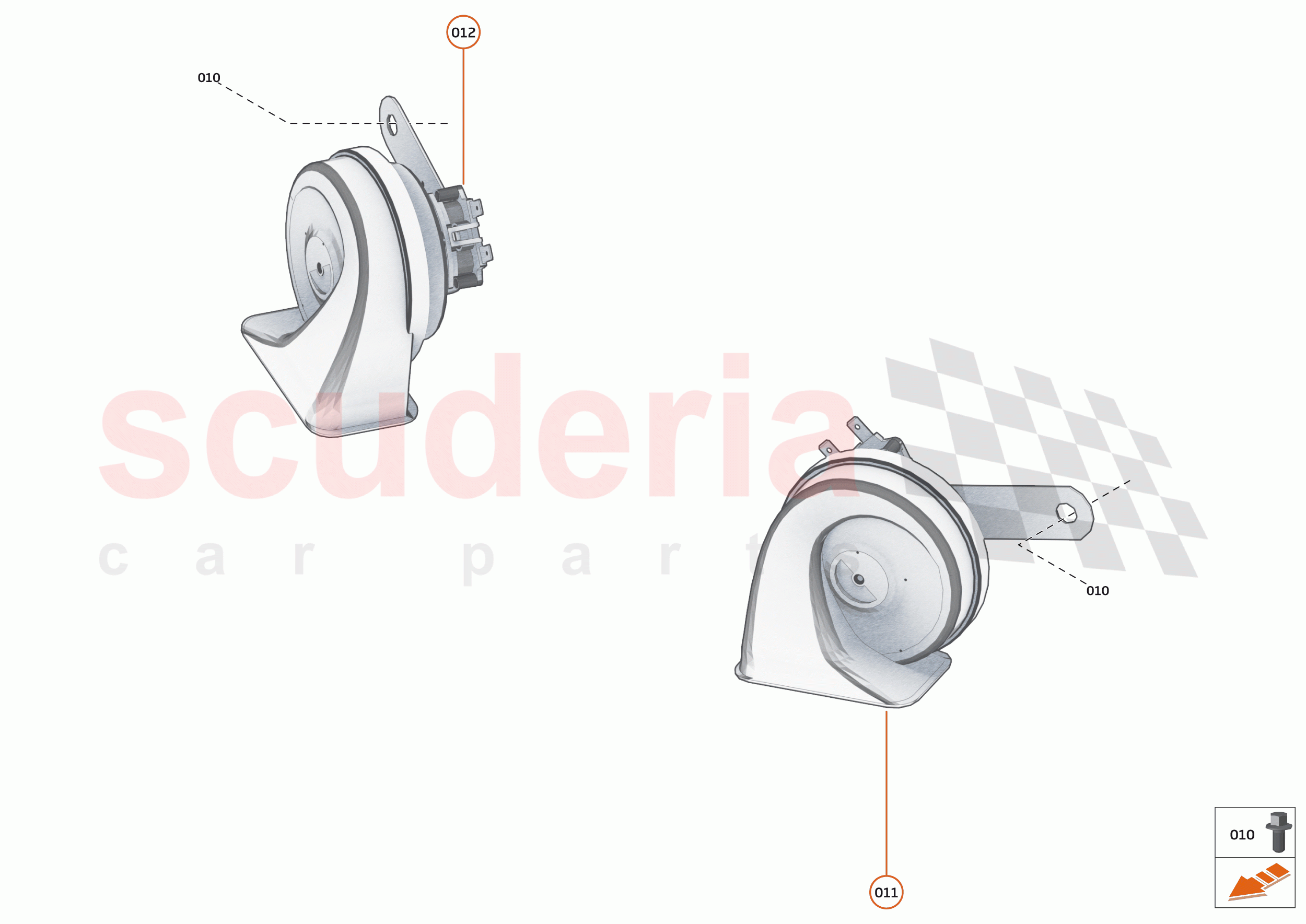 39 - ELECTRICAL HARDWARE - 39.3 - HORN of McLaren McLaren Senna