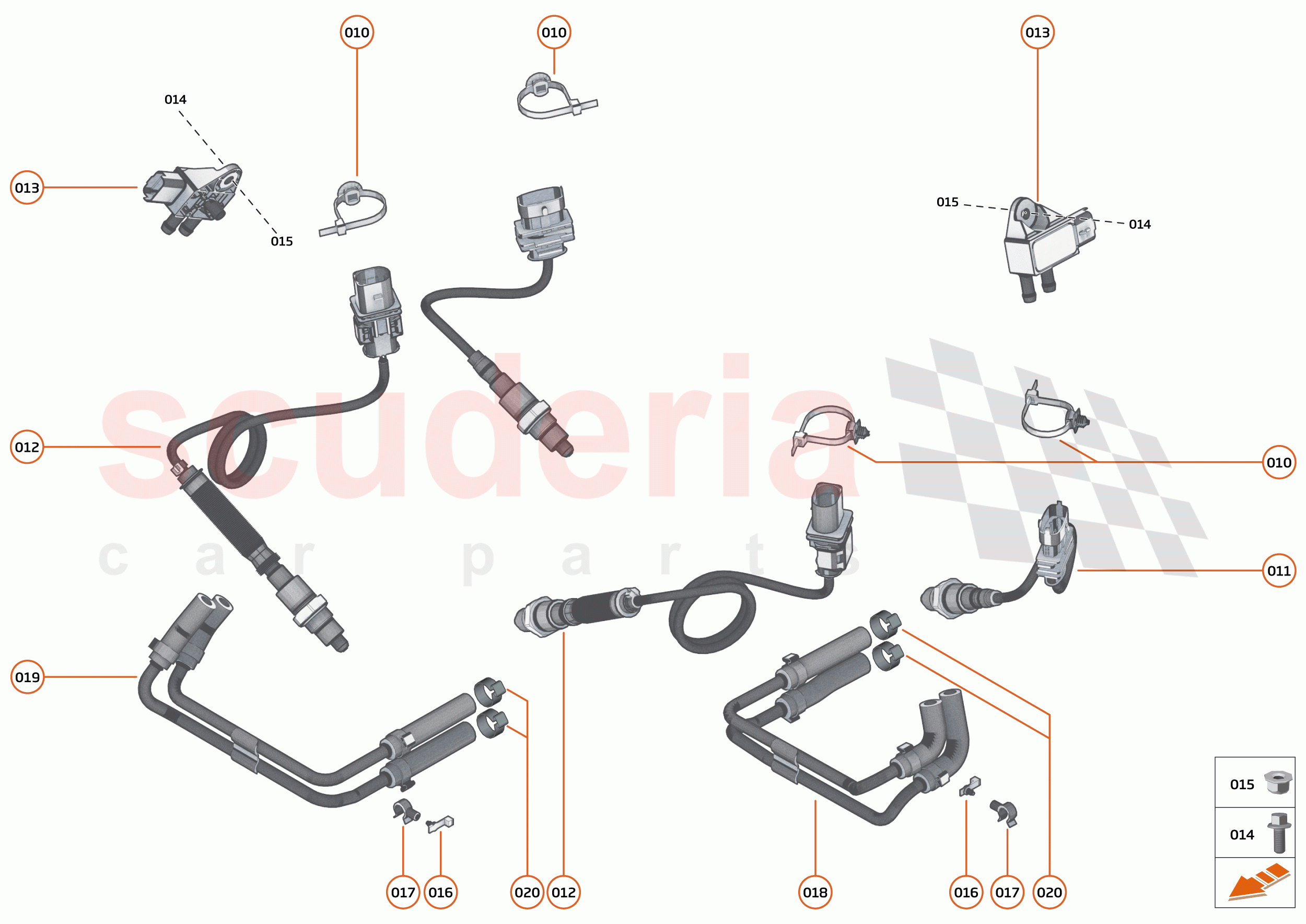 28 - EXHAUST - 28.3 - LAMBDA AND PRESSURE SENSORS of McLaren McLaren Artura