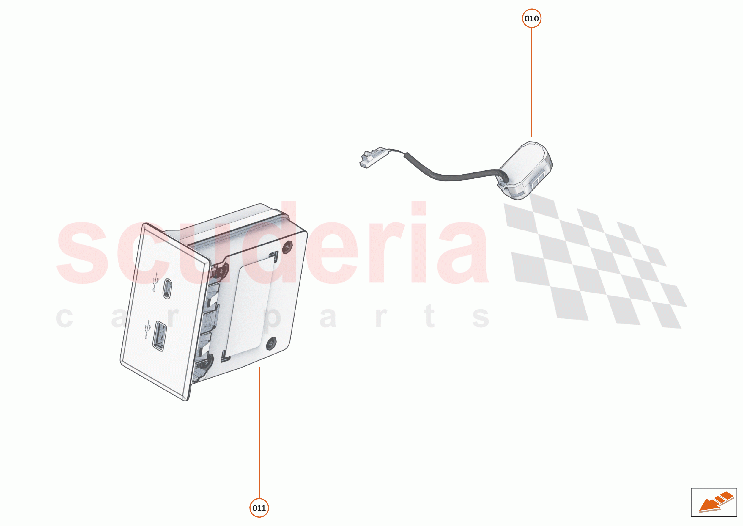 40 - INFOTAINMENT - 40.6 - INFOTAINMENT EXTERNAL INTERFACE of McLaren McLaren Elva