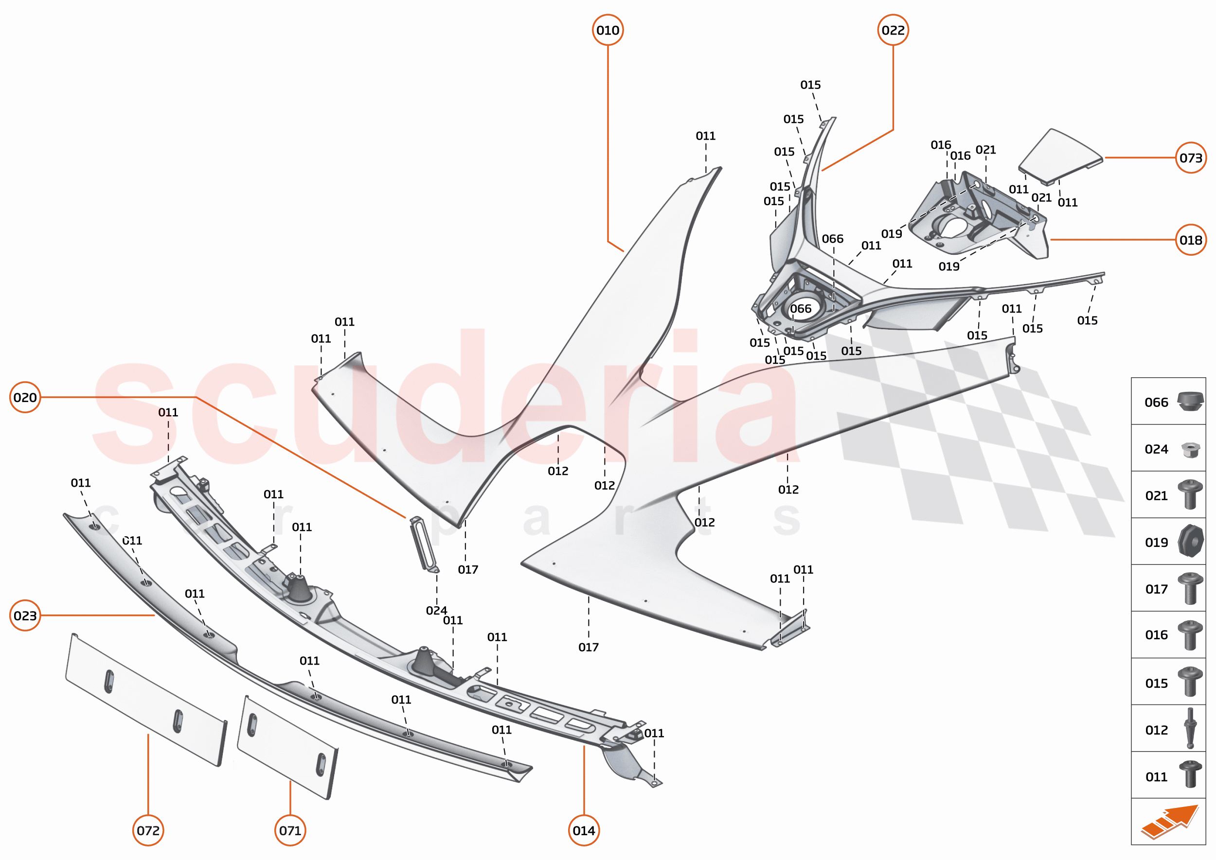 6 - PANELS - 6.7 - REAR PANELS - CENTRE of McLaren McLaren Senna GTR