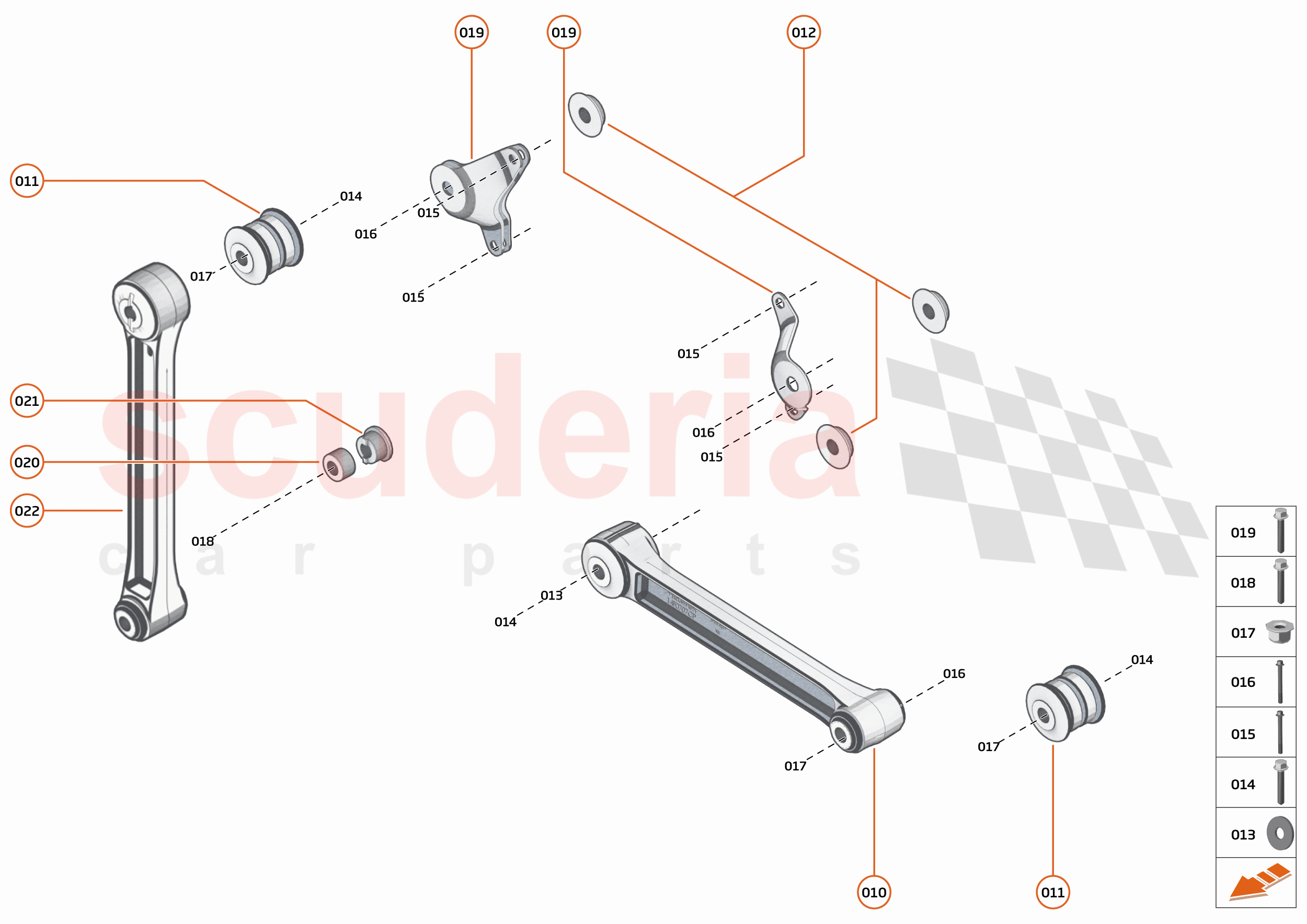 21 - POWERTRAIN MOUNTING SYSTEM - 21.1 - REAR AXLE MOUNTING SYSTEM of McLaren McLaren GT