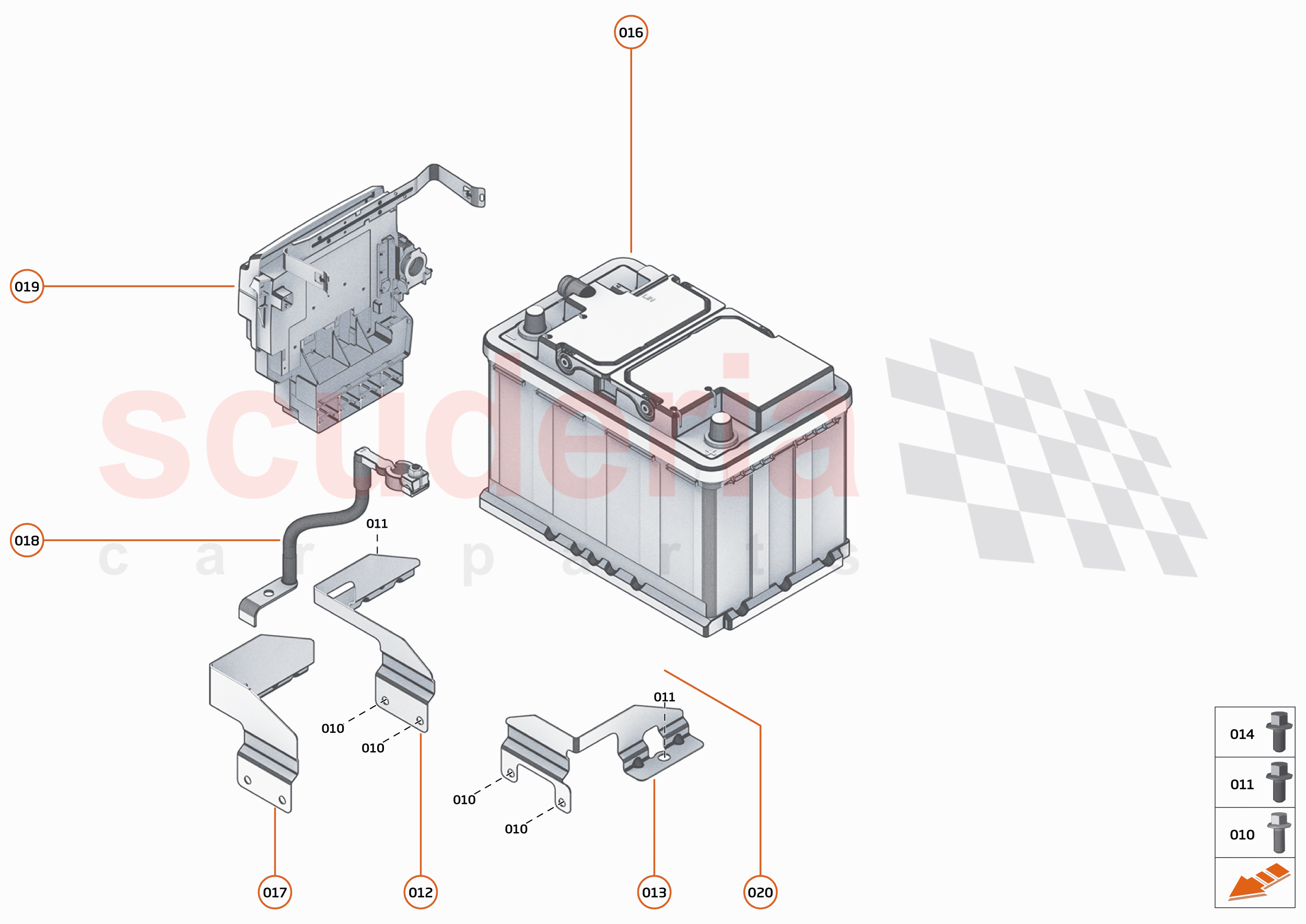 43 - ELECTRICAL HARDWARE - 43.1 - BATTERY of McLaren McLaren 620R