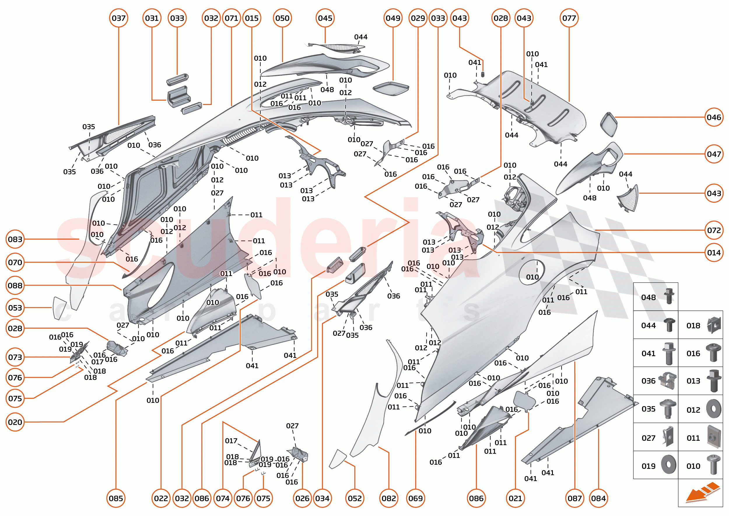 6 - PANELS - 6.3 - BODYSIDE ASSEMBLED of McLaren McLaren 720S Spider