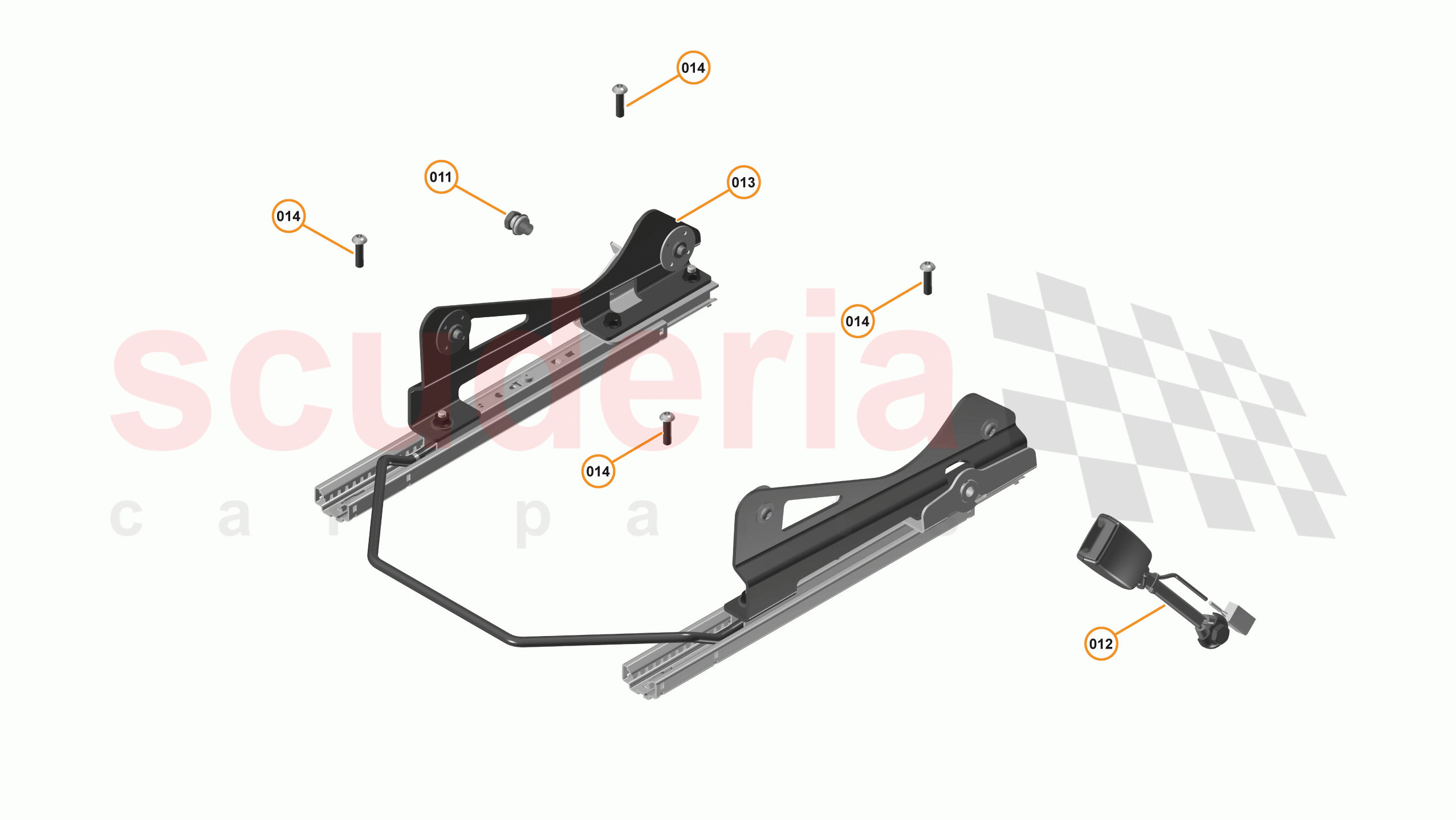 29 - N3 - SEAT ASSEMBLY - 29.8 - 01 - SEAT ASSEMBLY - SPORT SEAT - MISC of McLaren McLaren 625C Spider