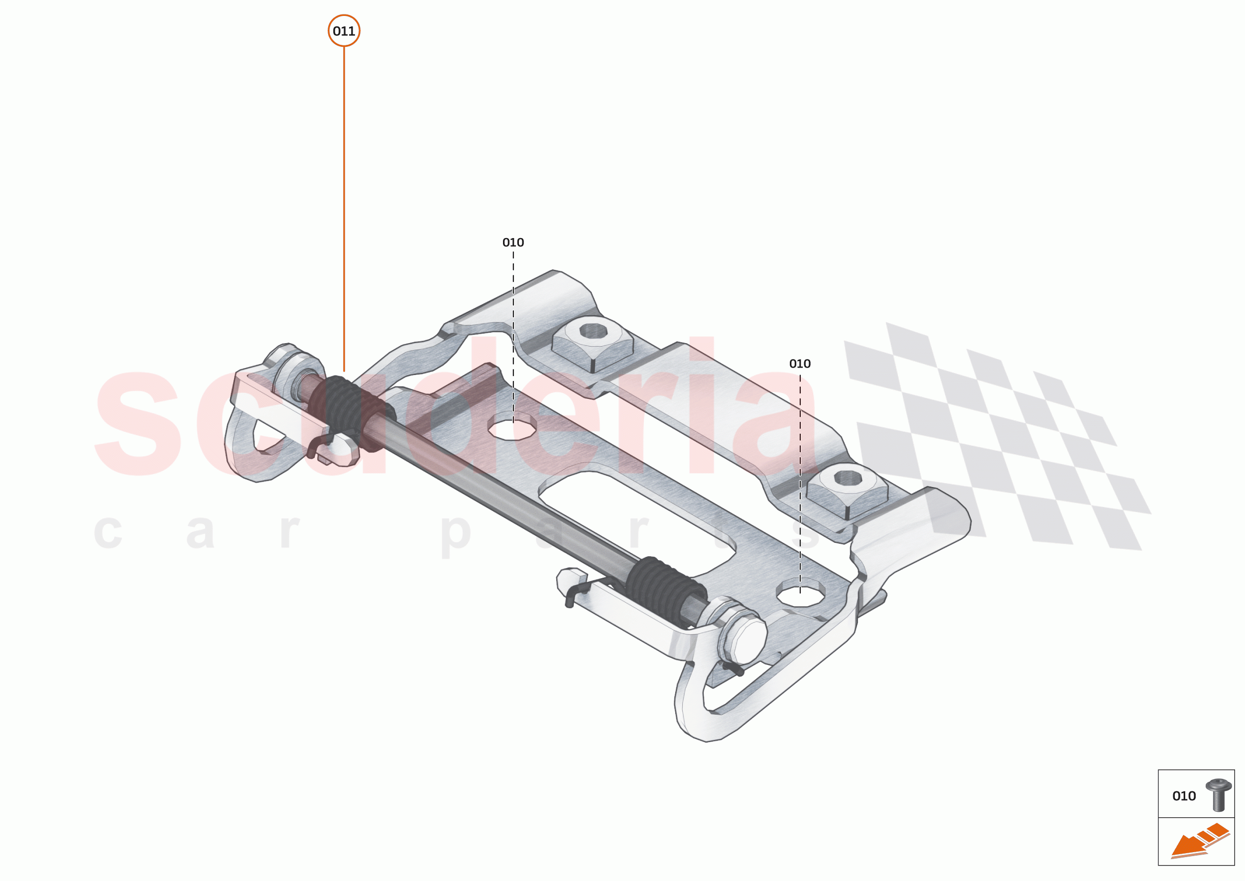 6 - CLOSURES - 6.11 - TAILGATE/ENGINE COVER HINGE of McLaren McLaren 620R
