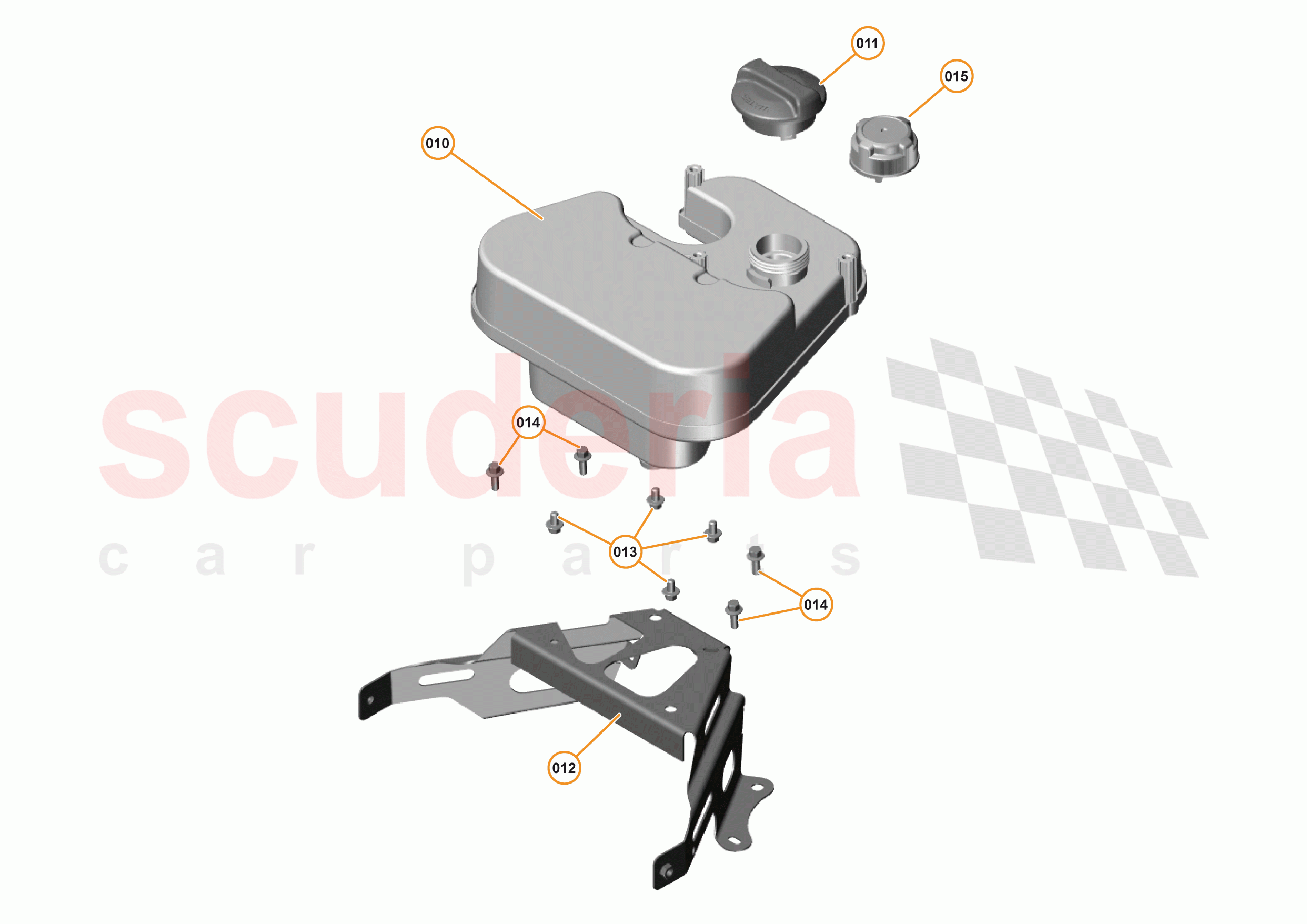 28 - COOLING - HIGH TEMPERATURE - 28.3 - HEADER TANK of McLaren McLaren 540C Coupe