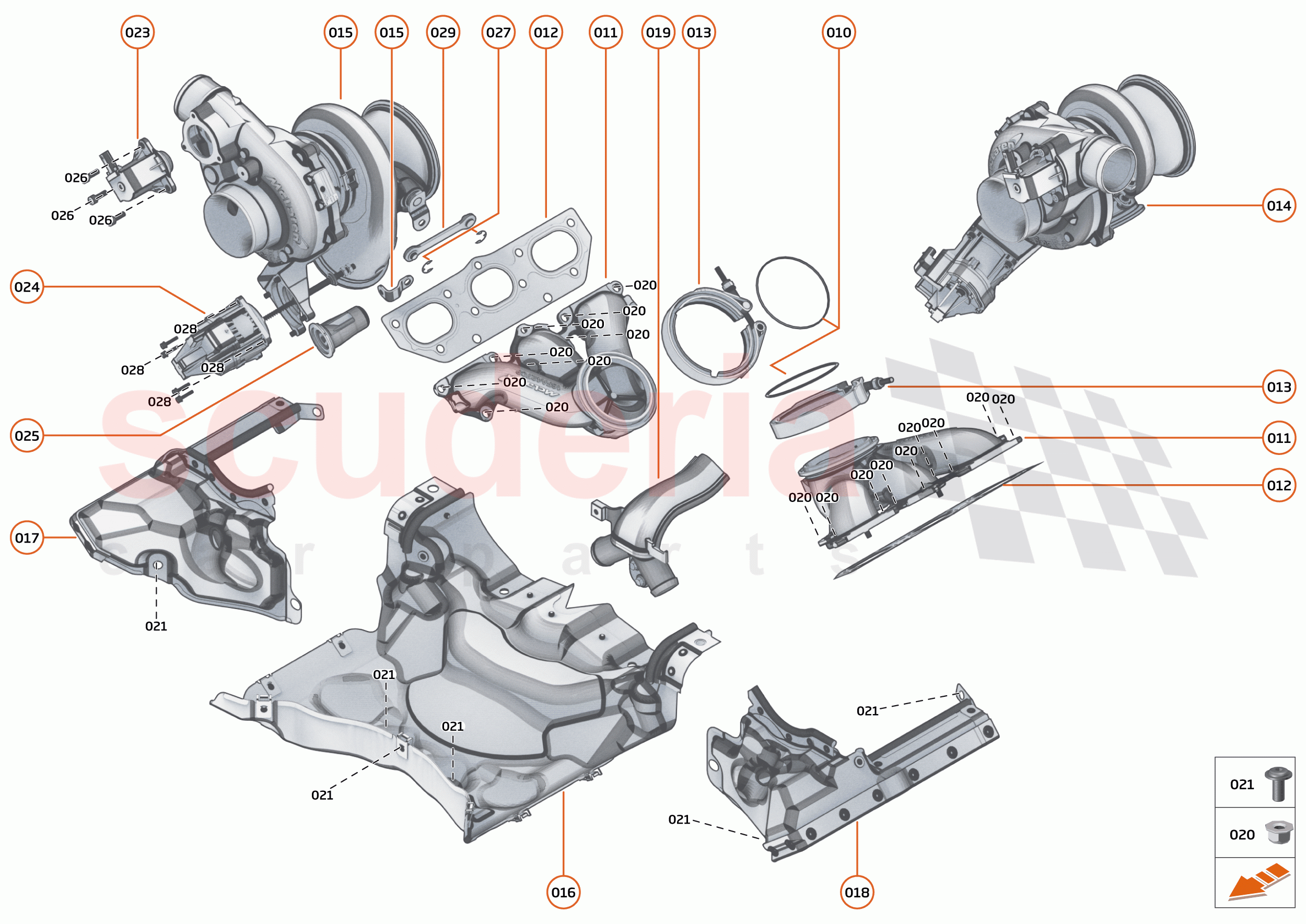 22 - ENGINE - 22.7 - IC ENGINE - EXHAUST of McLaren McLaren Artura