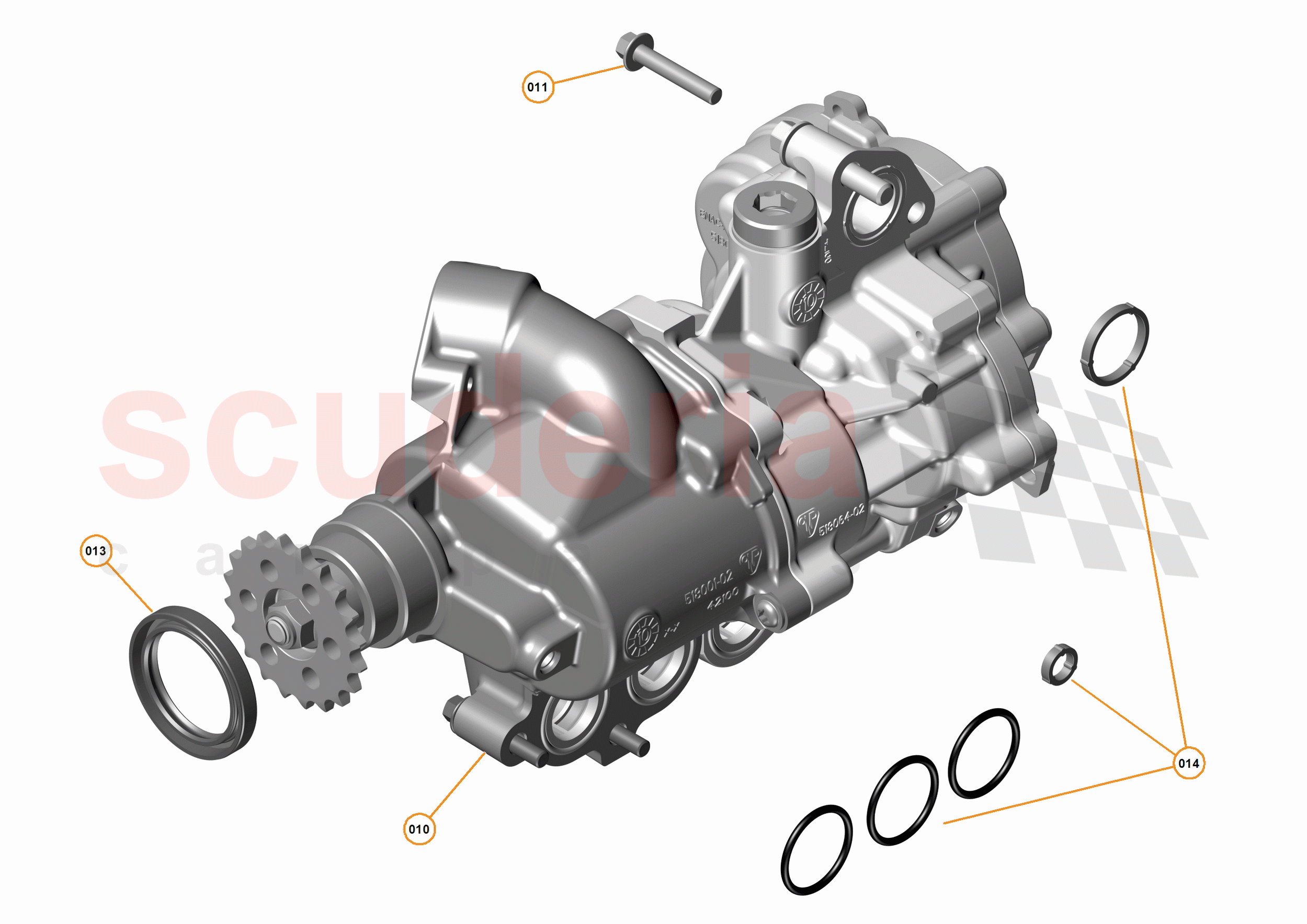 34 - ENGINE OIL SYSTEM - 34.4 - ENGINE OIL PUMP of McLaren McLaren P1 Coupe