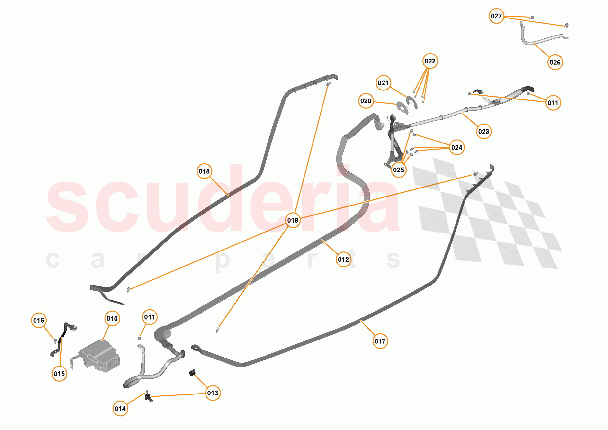 43 - WIRING HARNESS - 43.1 - POWER & GROUND DISTRIBUTION of McLaren McLaren 540C Coupe