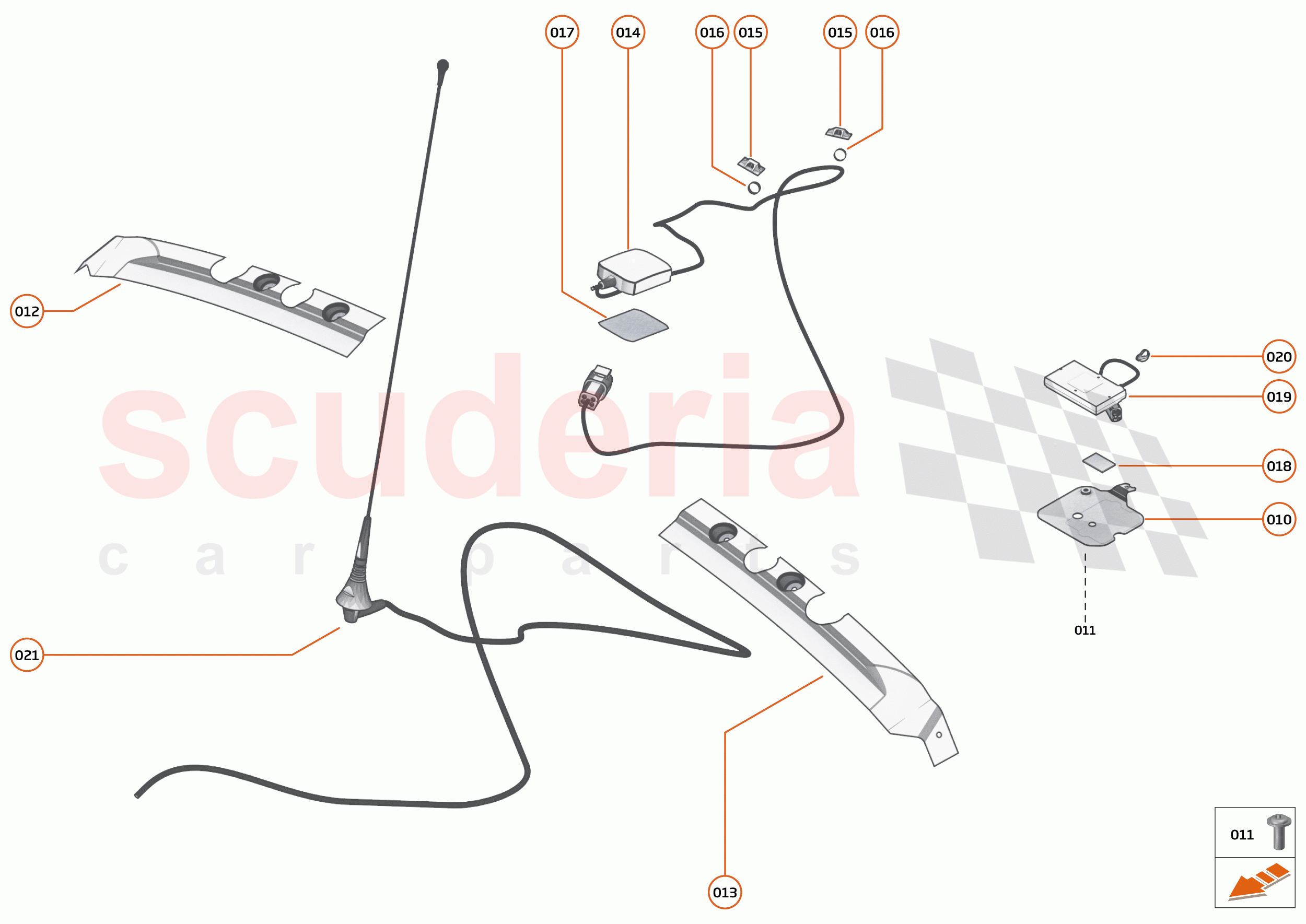 40 - INFOTAINMENT - 40.1 - ANTENNA SYSTEM of McLaren McLaren Senna GTR