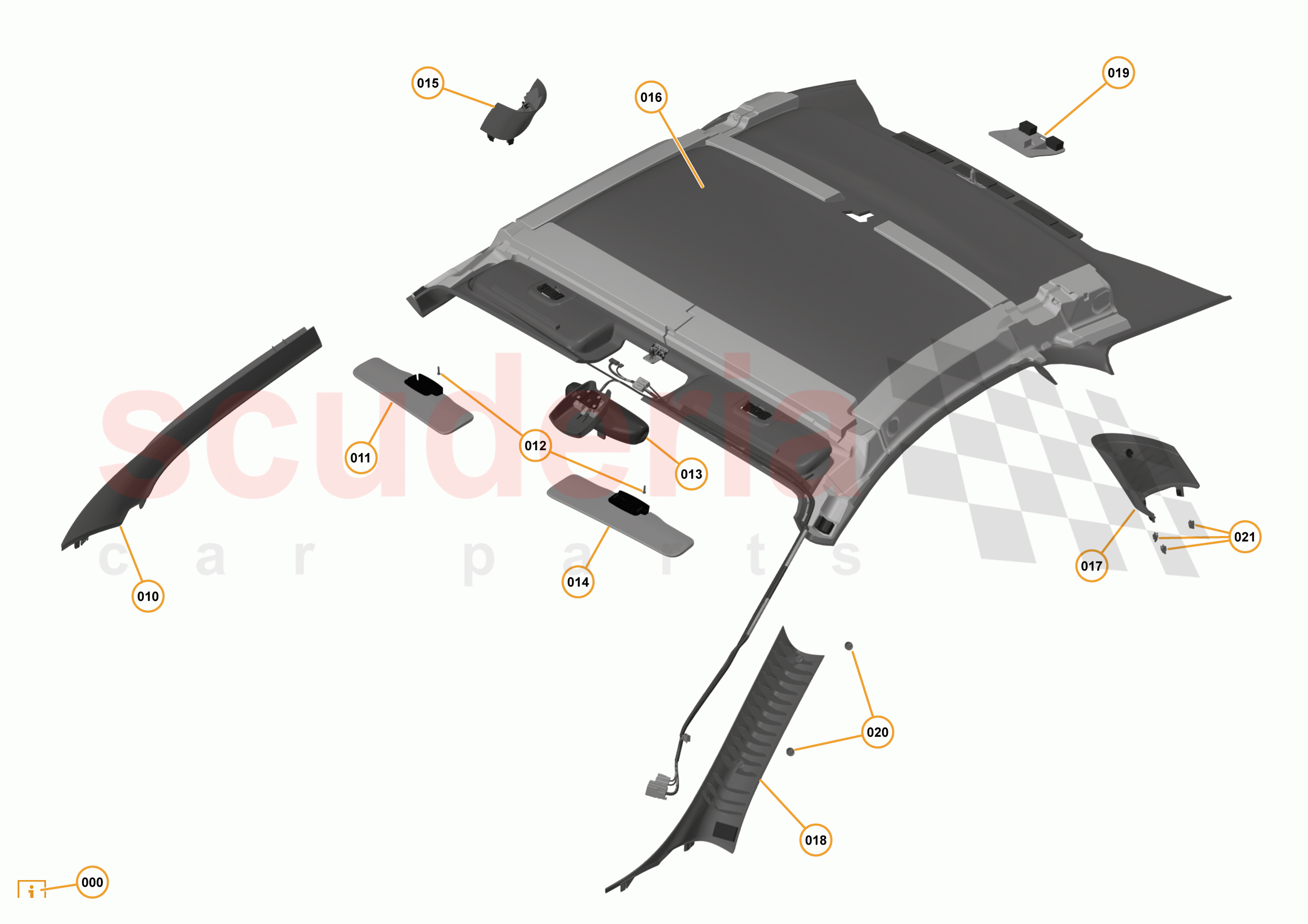 32 - N5 - UPPER TRIM - 32.1 - 01 - UPPER TRIM of McLaren McLaren 675LT Coupe