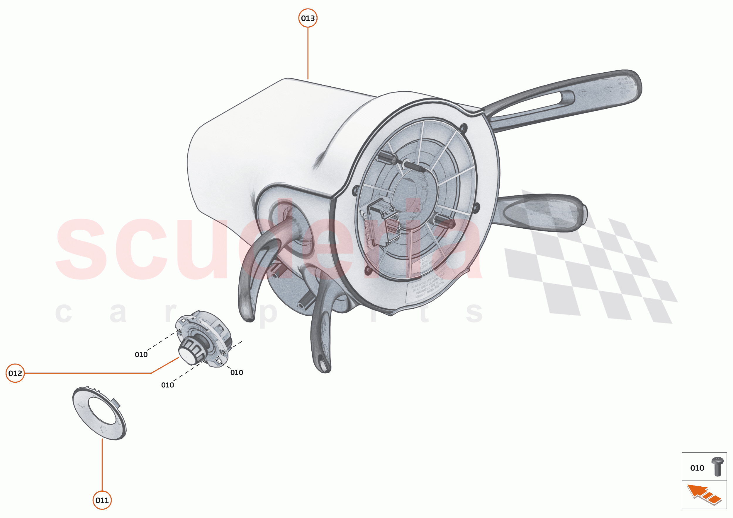 37 - ELECTRICAL SYSTEMS - 37.8 - STEERING COLUMN MODULE of McLaren McLaren GT