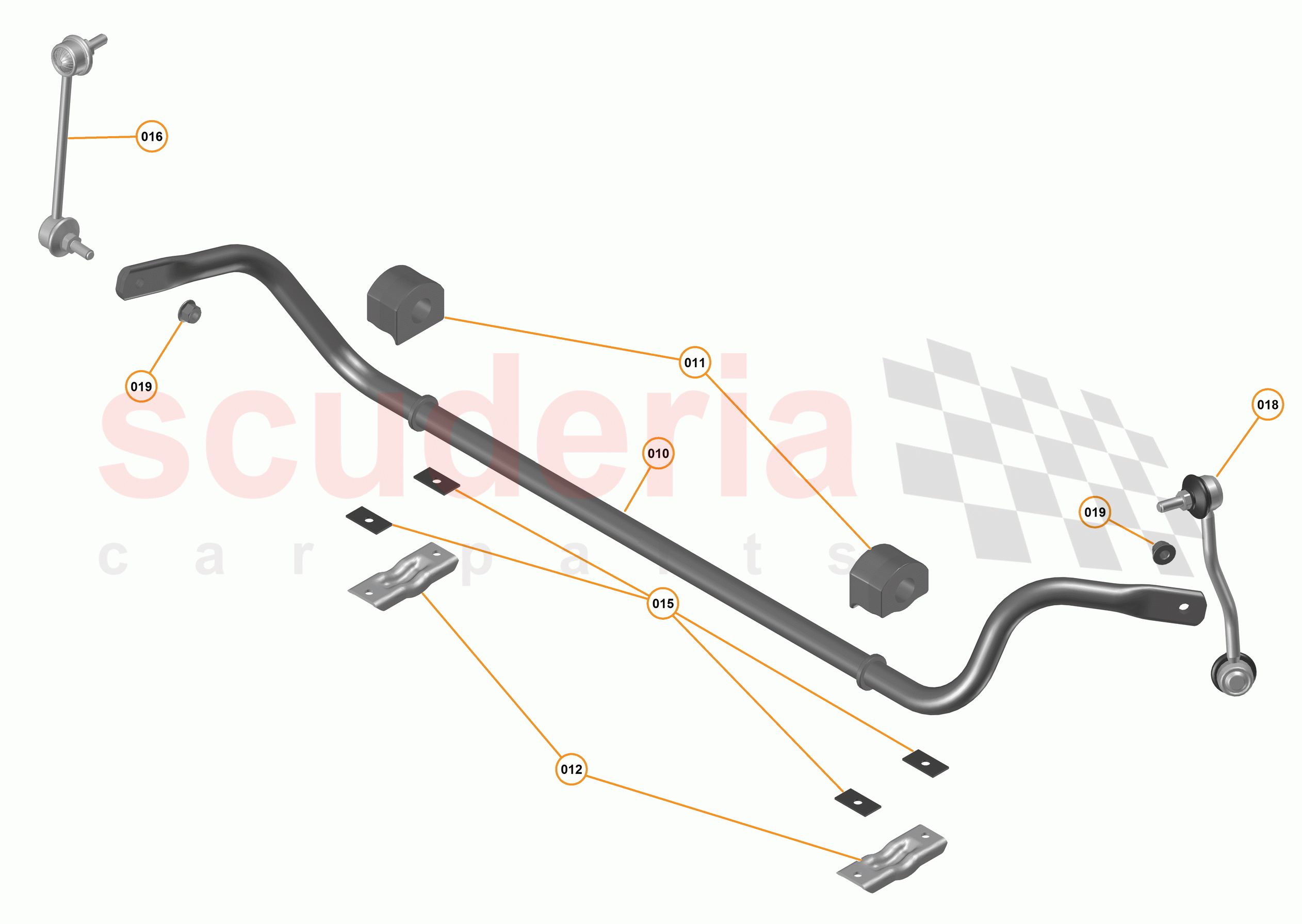 7 - B2 - REAR SUSPENSION - 7.4 - 08 - Z BAR of McLaren McLaren 675LT Coupe
