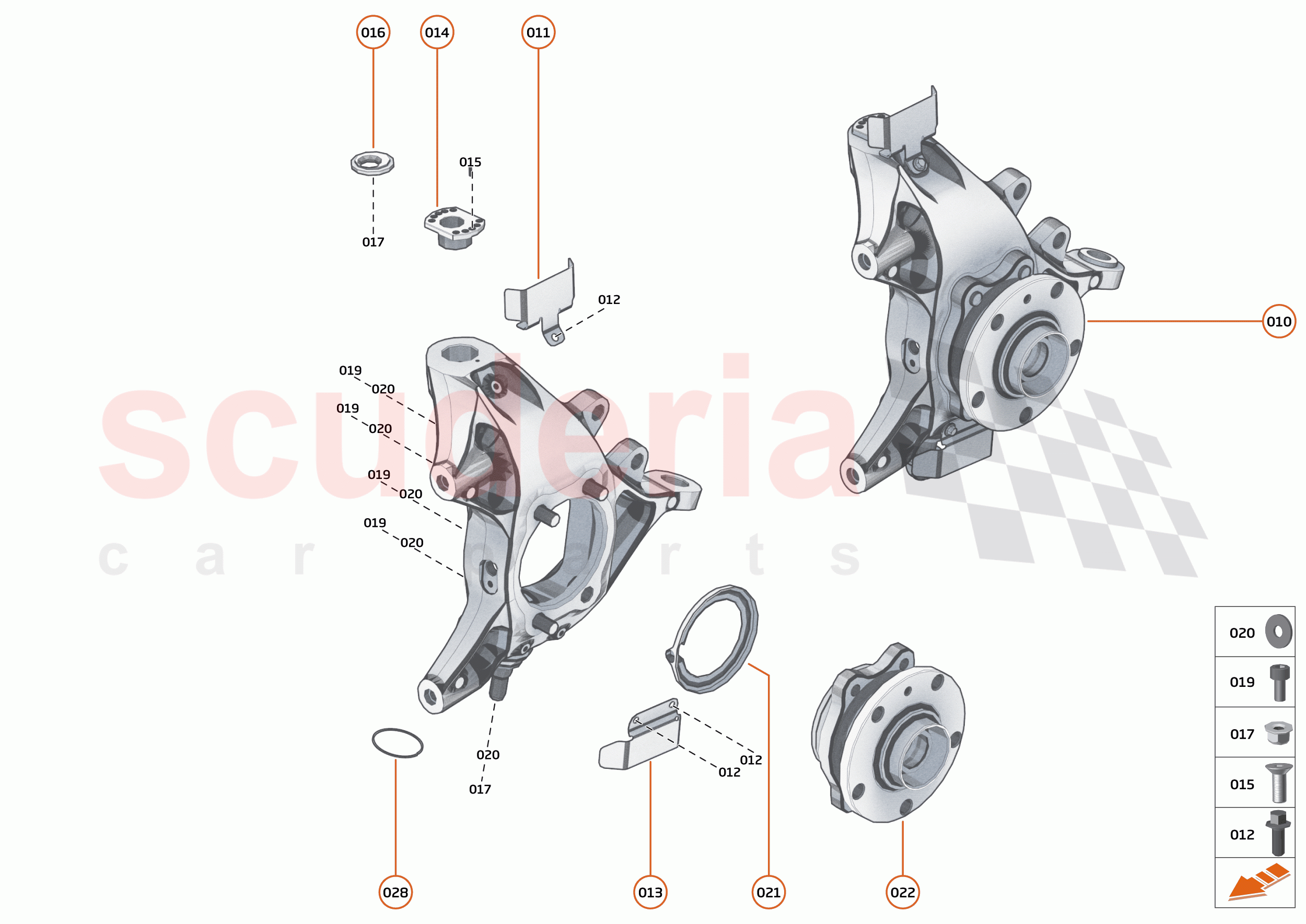 19 - SUSPENSION - REAR - 19.2 - UPRIGHTS REAR of McLaren McLaren 750S Coupe