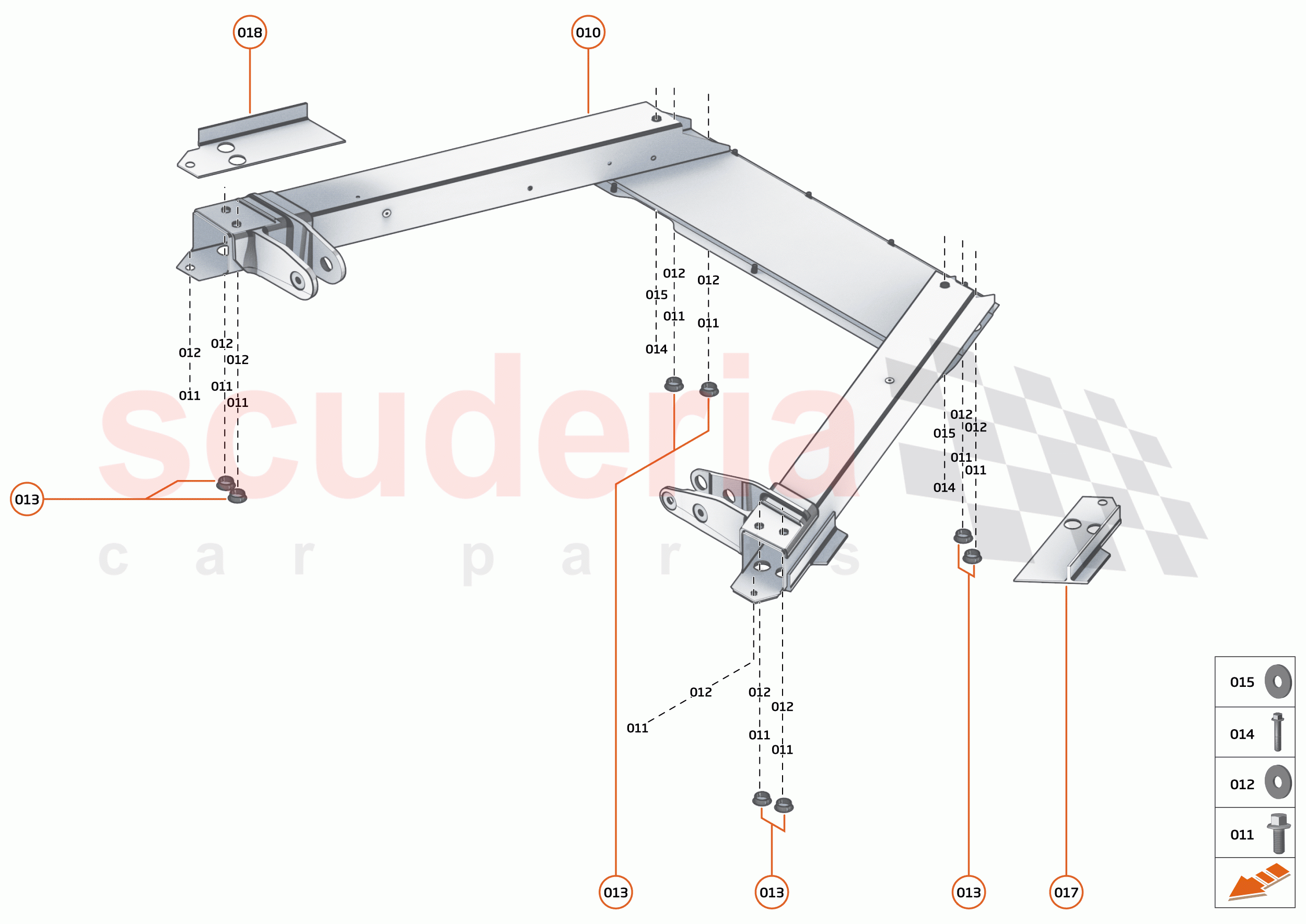 3 - REAR STRUCTURES - 3.3 - ENGINE CRADLE of McLaren McLaren Elva