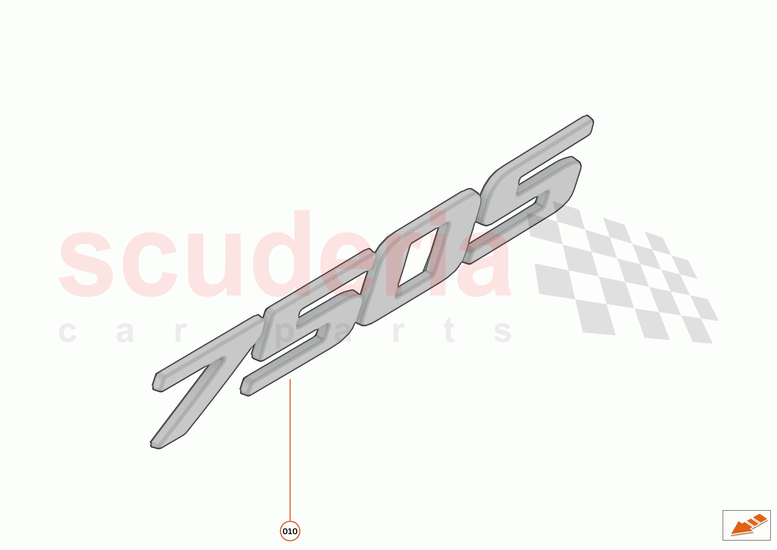 10 - EXTERIOR ORNAMENTATION - 10.3 - SIDE TRIM of McLaren McLaren 750S Coupe