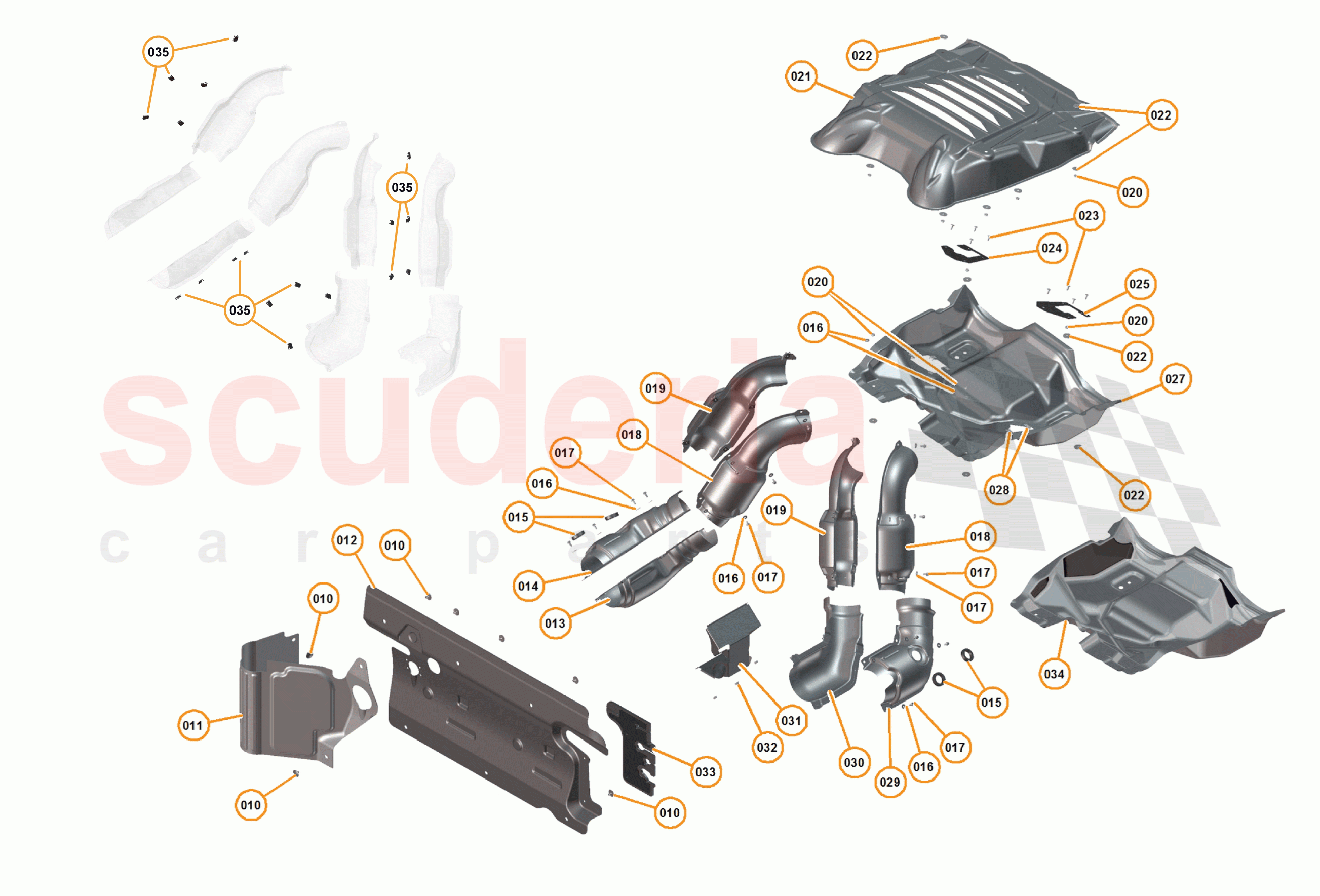 15 - E1 - HEAT INSULATION - 15.1 - 01 - HEAT INSULATION of McLaren McLaren 625C Coupe