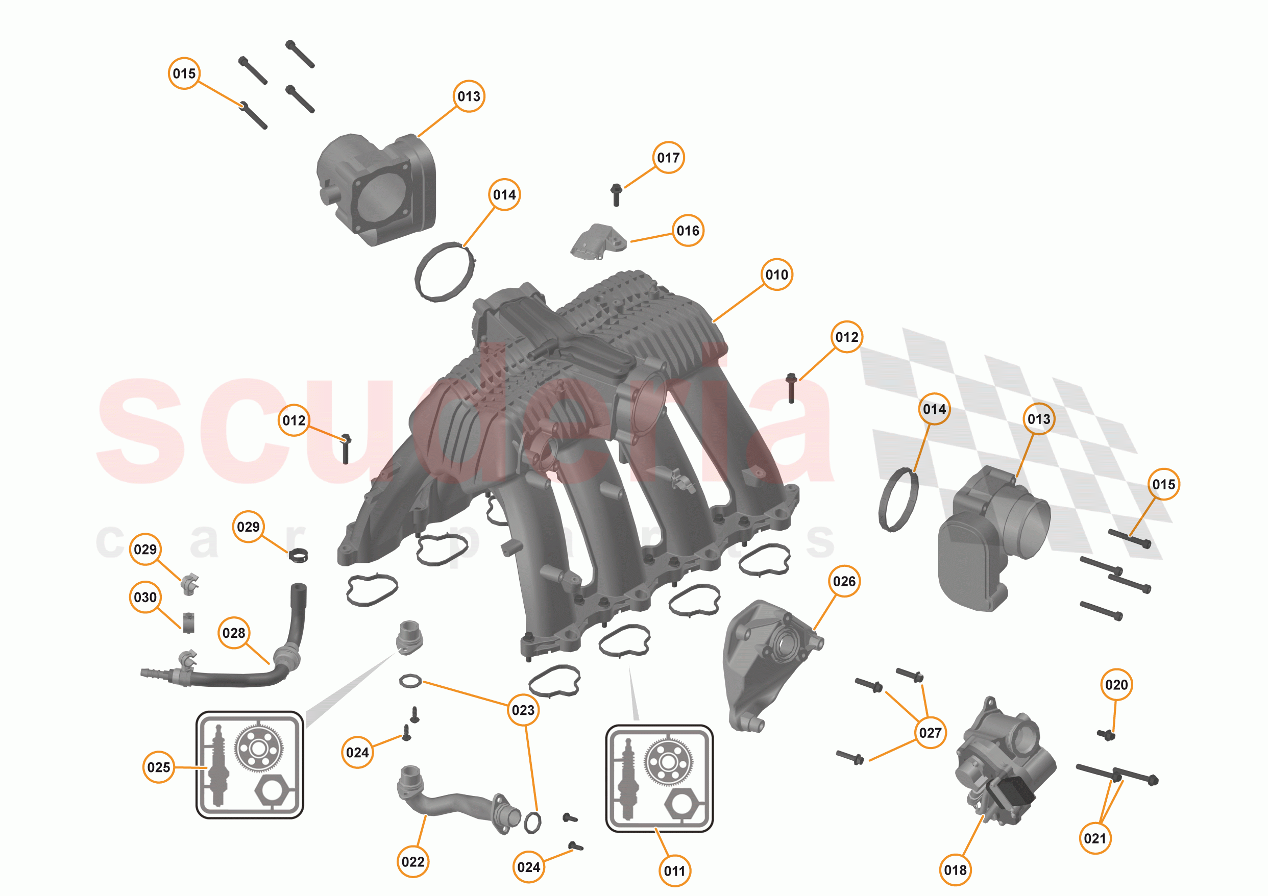 32 - ENGINE - 32.3 - INLET MANIFOLD of McLaren McLaren 540C Coupe