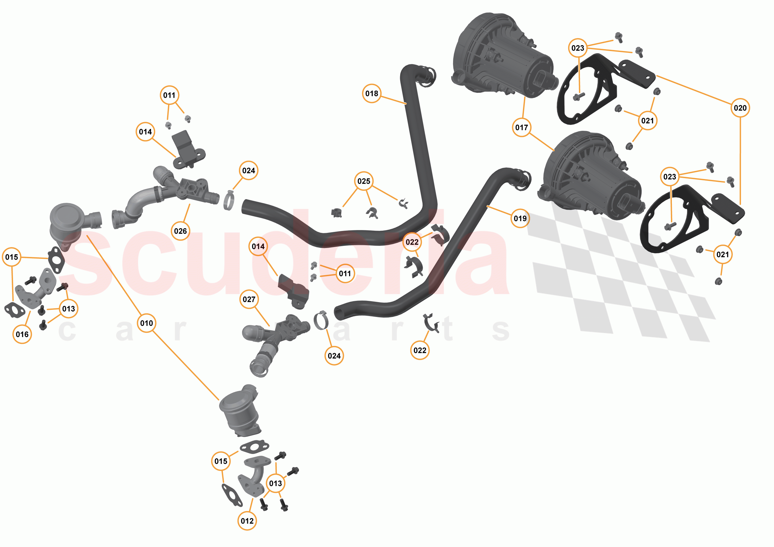 16 - F1 - POWER UNIT - 16.6 - 01 - POWER UNIT - SECONDARY AIR SYSTEM of McLaren McLaren 675LT Coupe