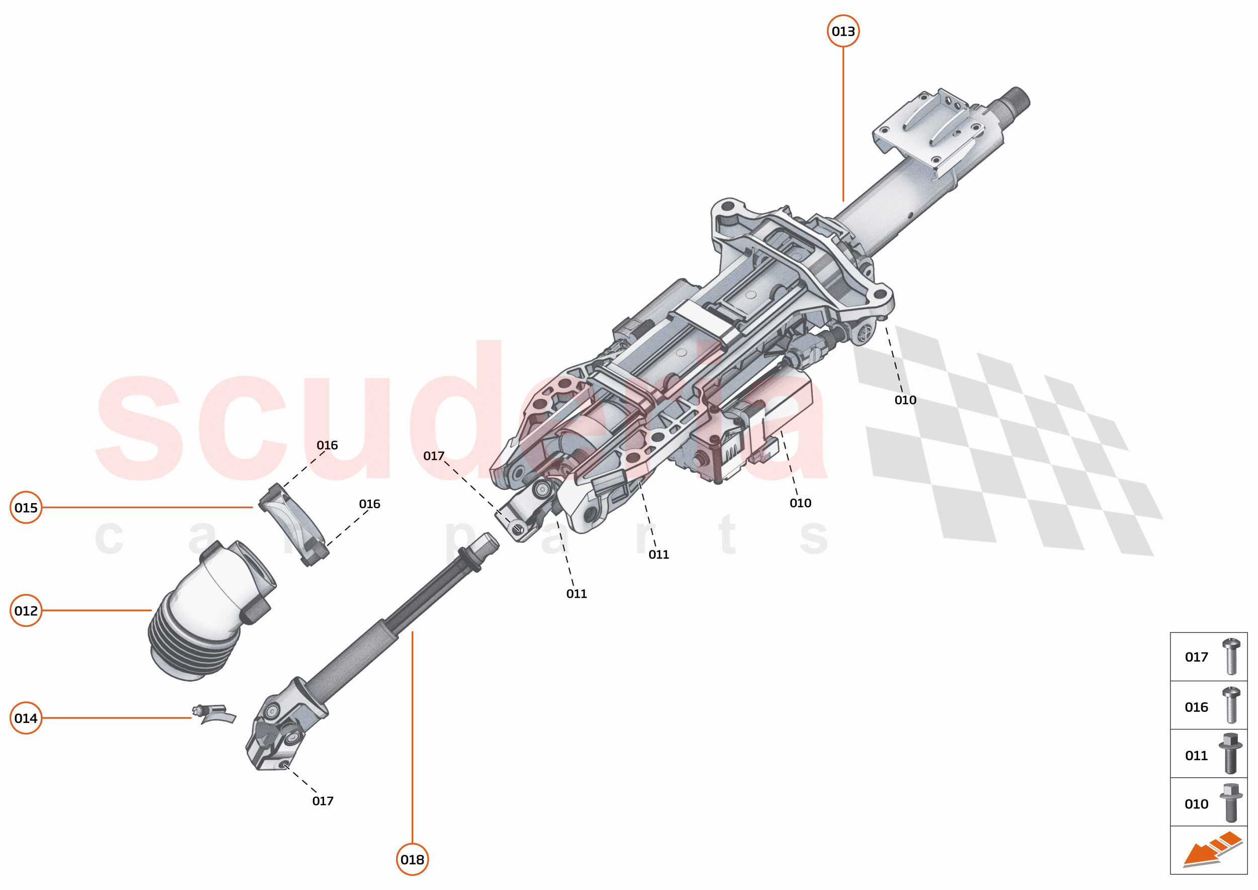 21 - STEERING - 21.4 - STEERING COLUMN of McLaren McLaren Artura