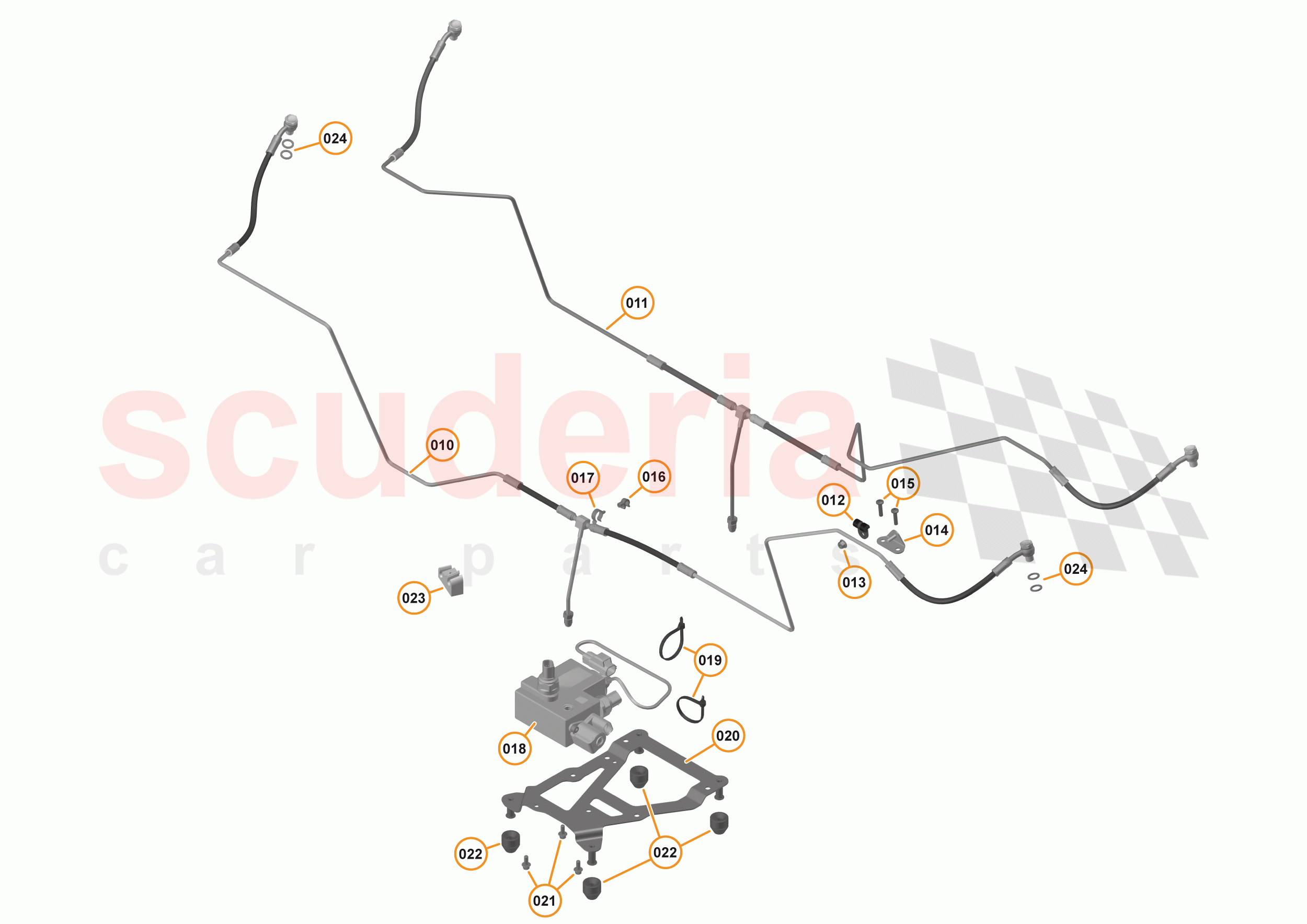 18 - SUSPENSION - SYSTEMS - 18.1 - SUSPENSION FLUID SYSTEMS of McLaren McLaren 540C Coupe