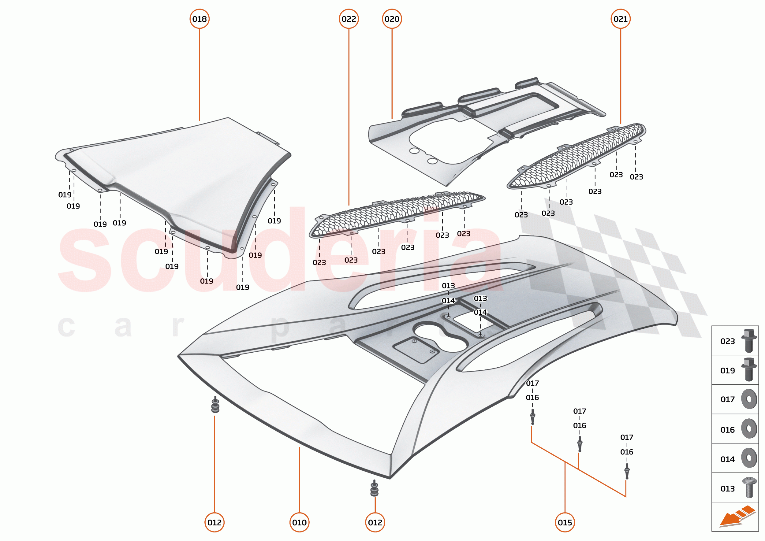 5 - PANELS - 5.6 - REAR PANELS of McLaren McLaren 620R