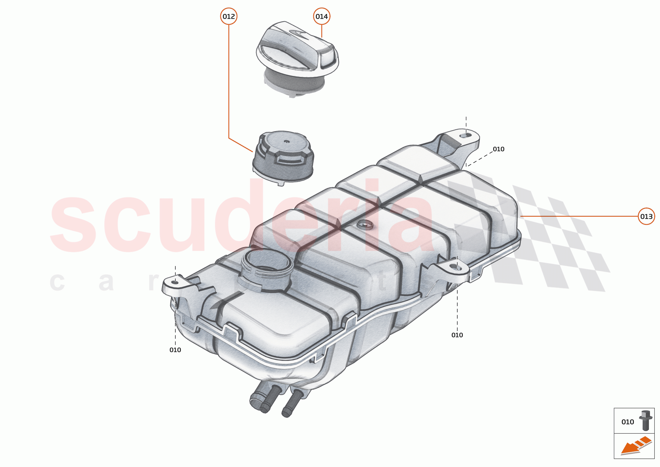 32 - COOLING SYSTEM - 32.3 - HEADER TANK of McLaren McLaren GT