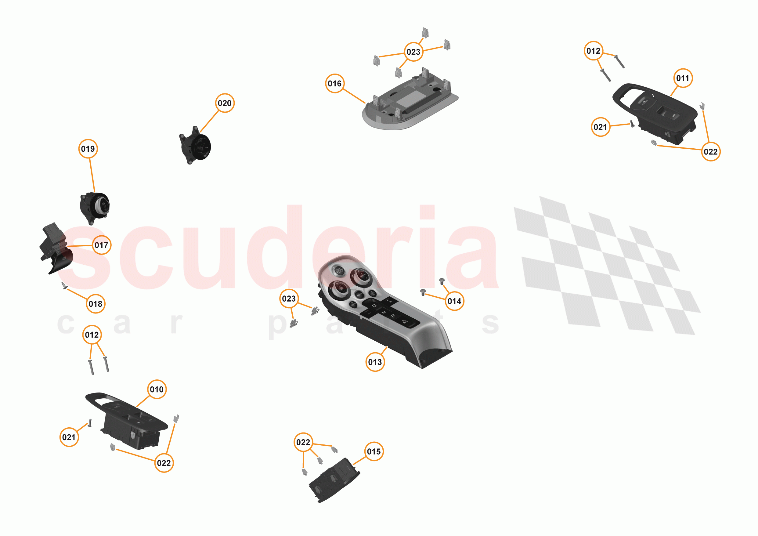 44 - ELECTRICAL SYSTEMS - 44.1 - INTERIOR SWITCHES of McLaren McLaren 540C Coupe