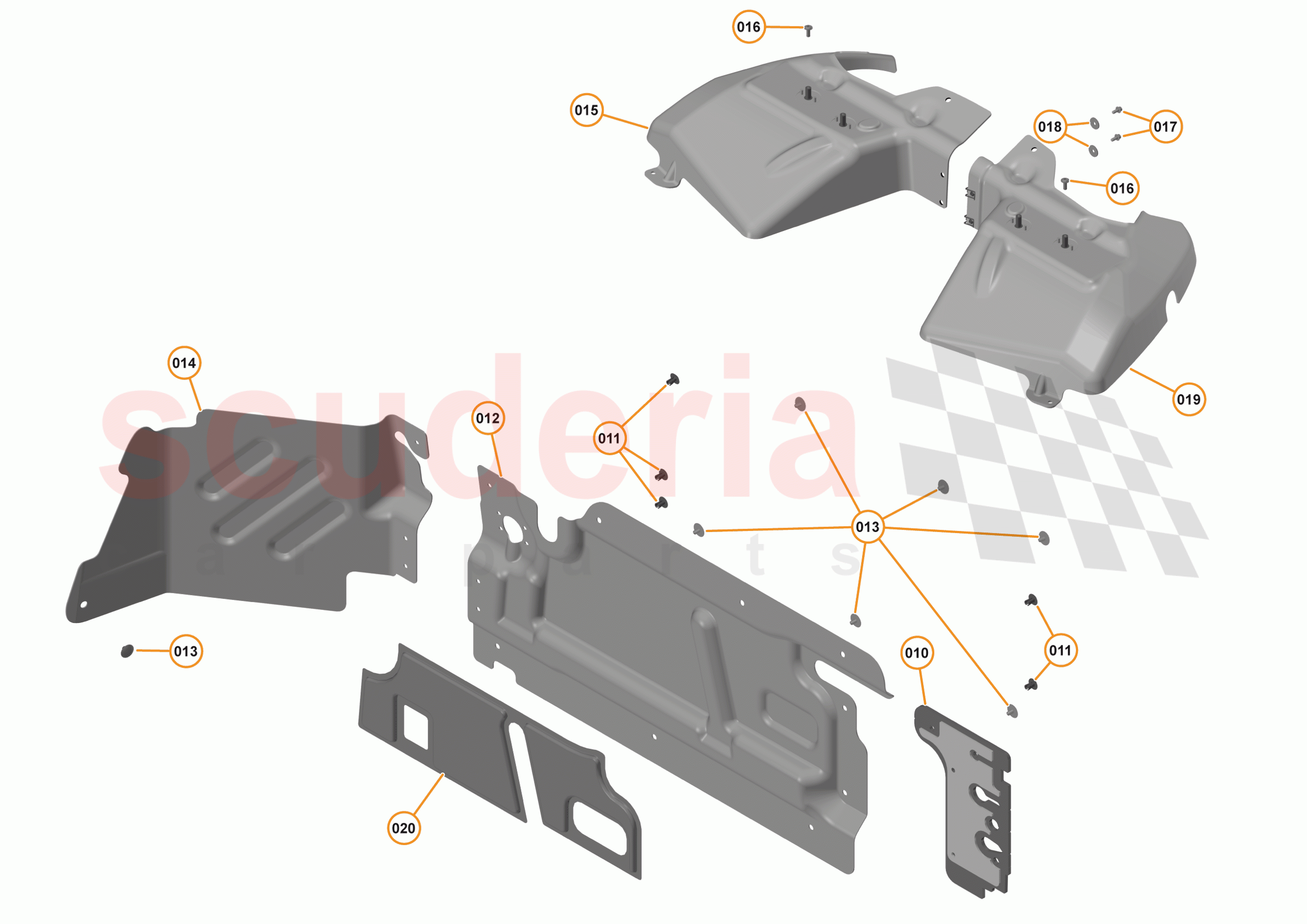 31 - HEAT INSULATION - 31.2 - HEATSHIELDS - VEHICLE MOUNTED of McLaren McLaren 570GT