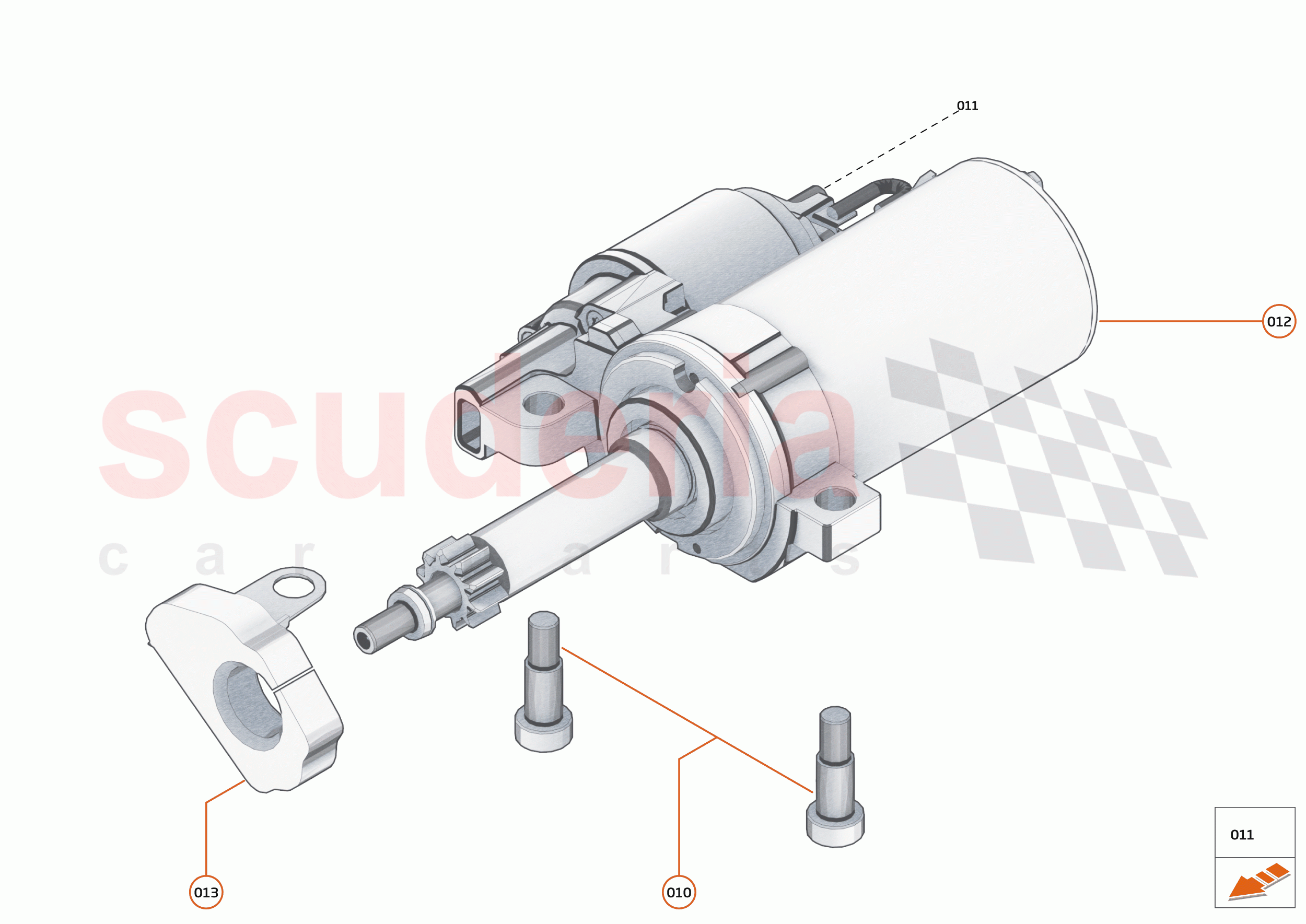 35 - ENGINE ANCILLIARIES - 35.1 - STARTER MOTOR of McLaren McLaren 620R