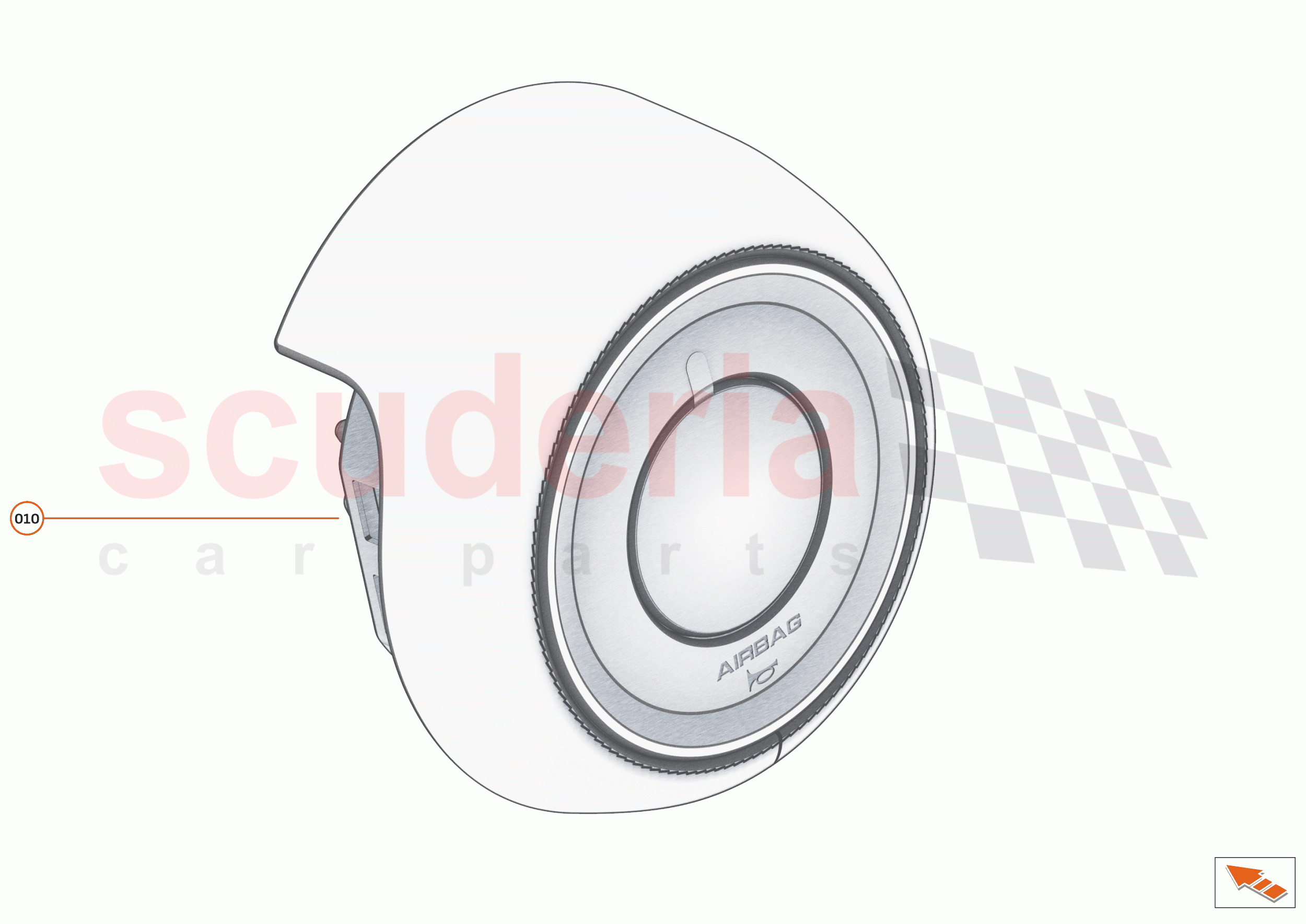45 - INTERIOR RESTRAINTS - 45.1 - AIRBAG-STEERING WHEEL of McLaren McLaren Speedtail