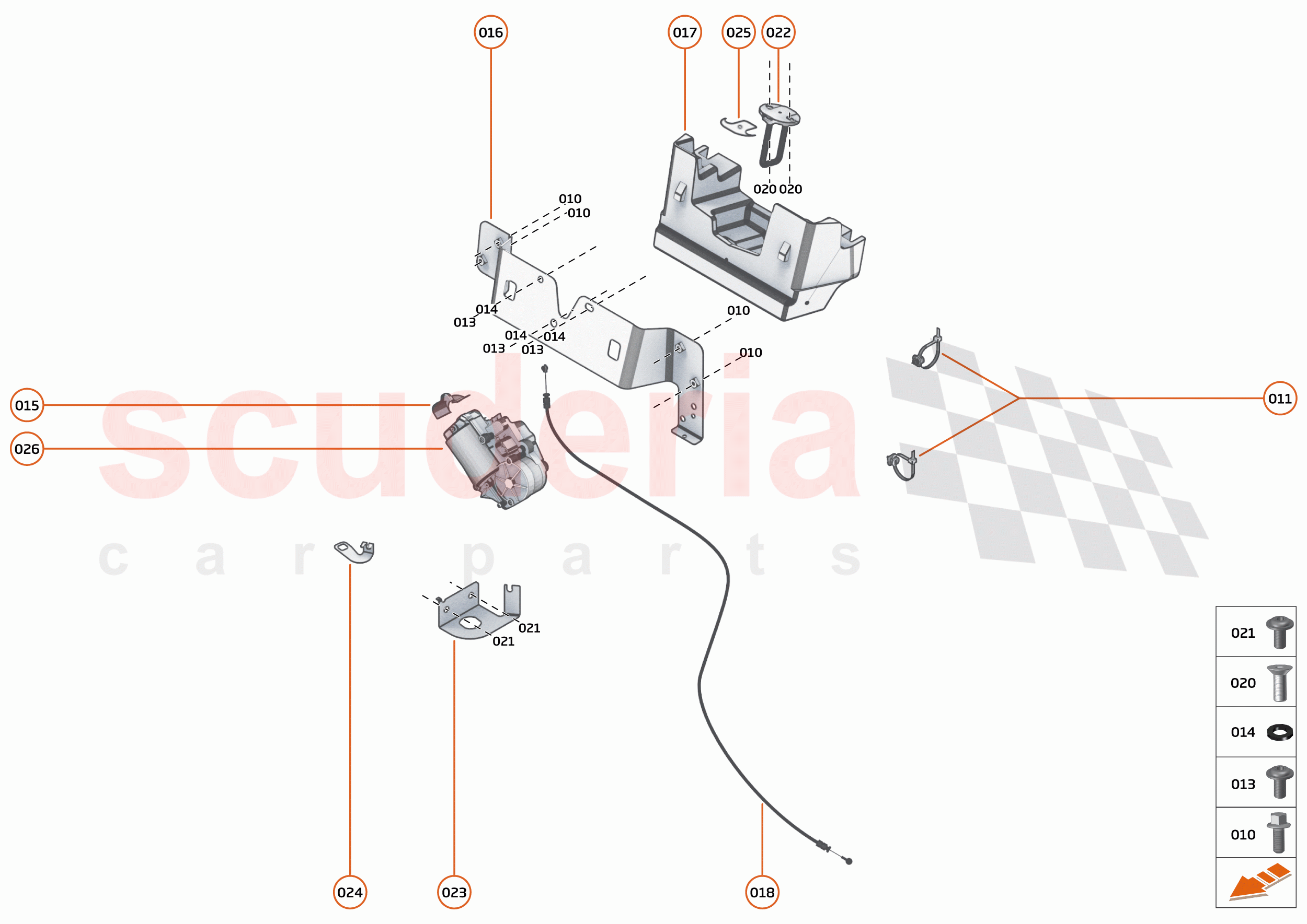 10 - CLOSURES_ANCILLARIES - 10.6 - TAILGATE ENGINE COVER LATCH of McLaren McLaren GT