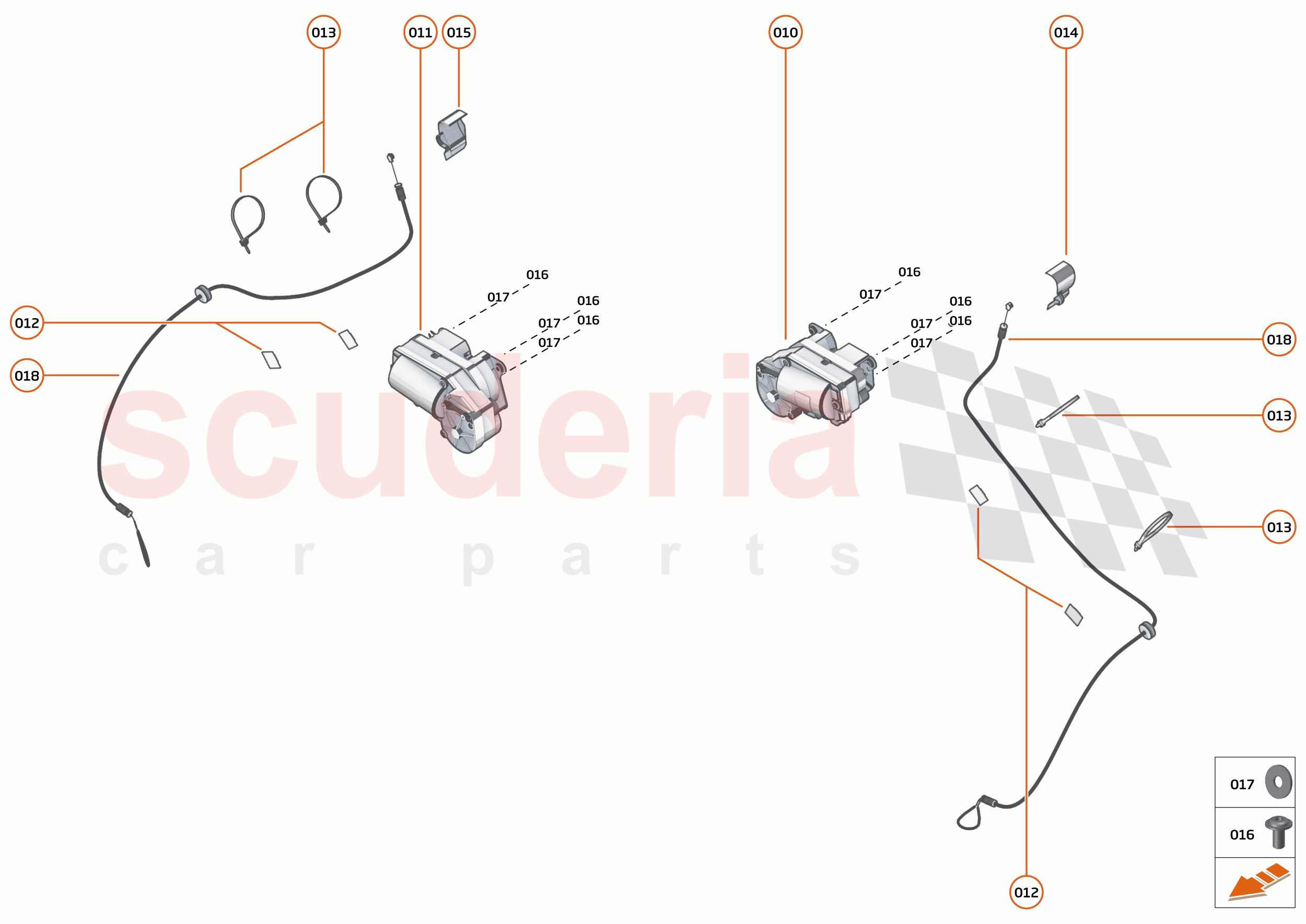 10 - CLOSURES ANCILLARIES - 10.4 - TAILGATE/ENGINE COVER LATCH of McLaren McLaren Elva