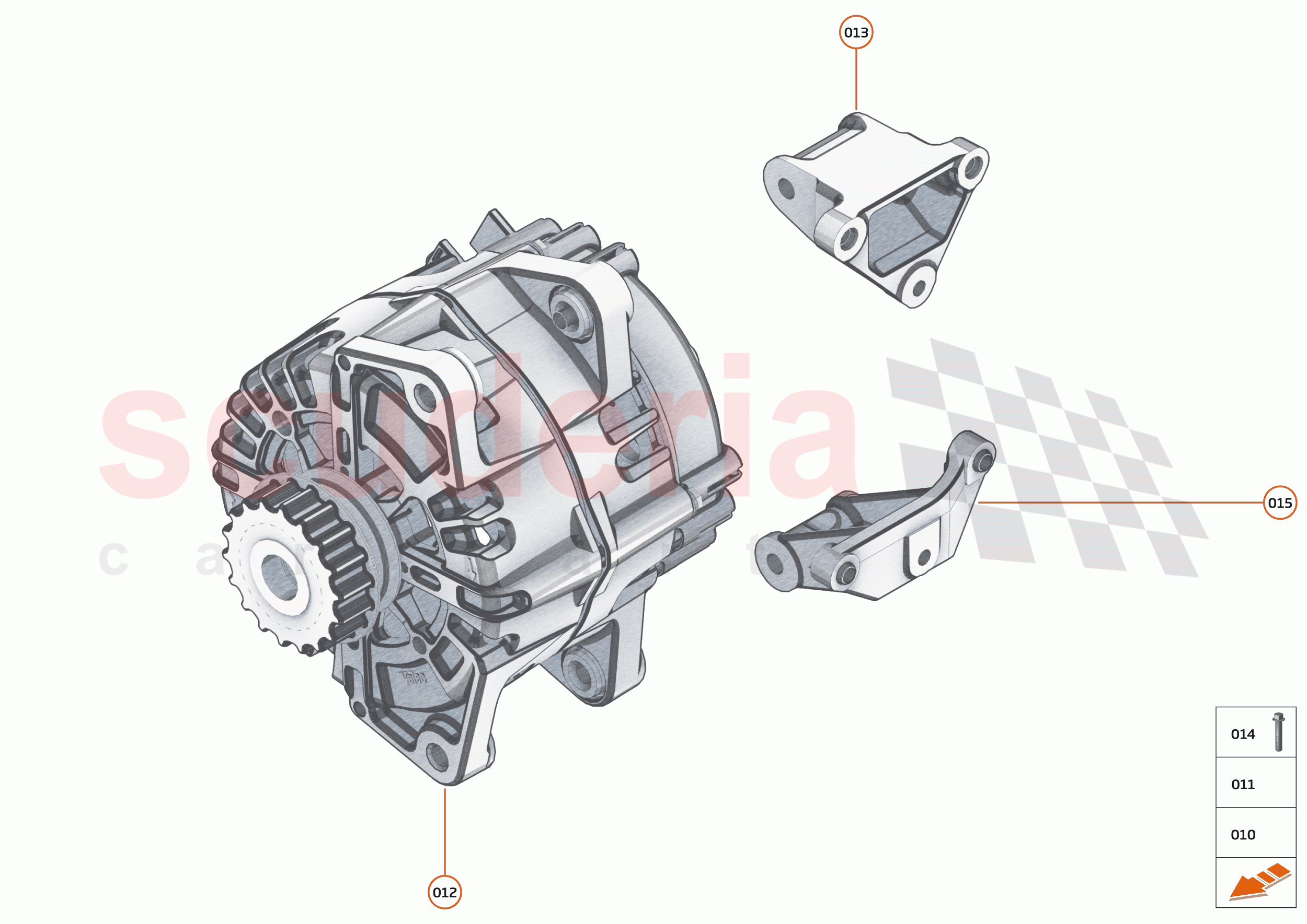 36 - ENGINE ANCILLIARIES - 36.2 - ALTERNATOR of McLaren McLaren 720S Spider