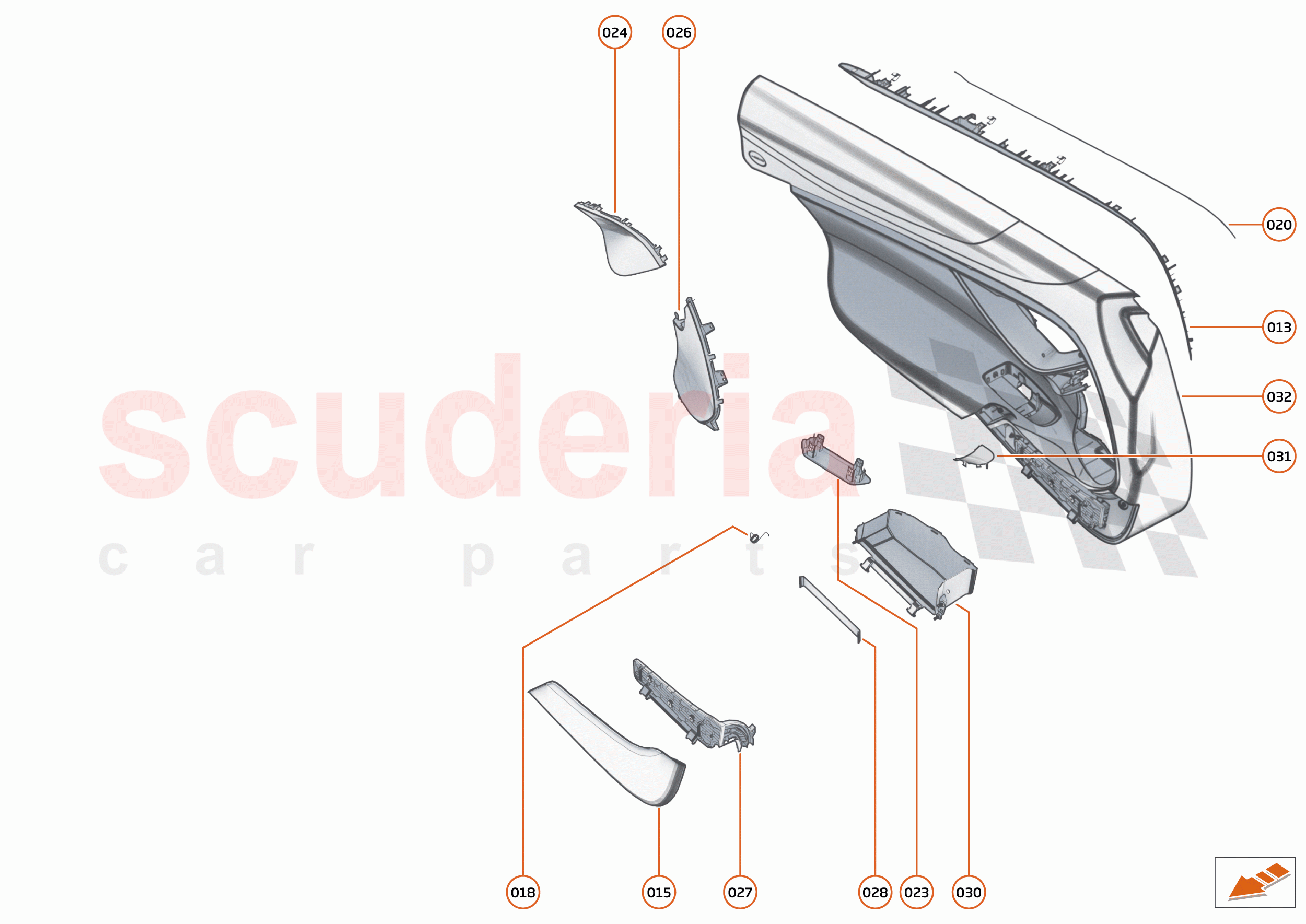 47 - INTERIOR SYSTEMS - 47.16 - DOOR CASING of McLaren McLaren 720S Spider