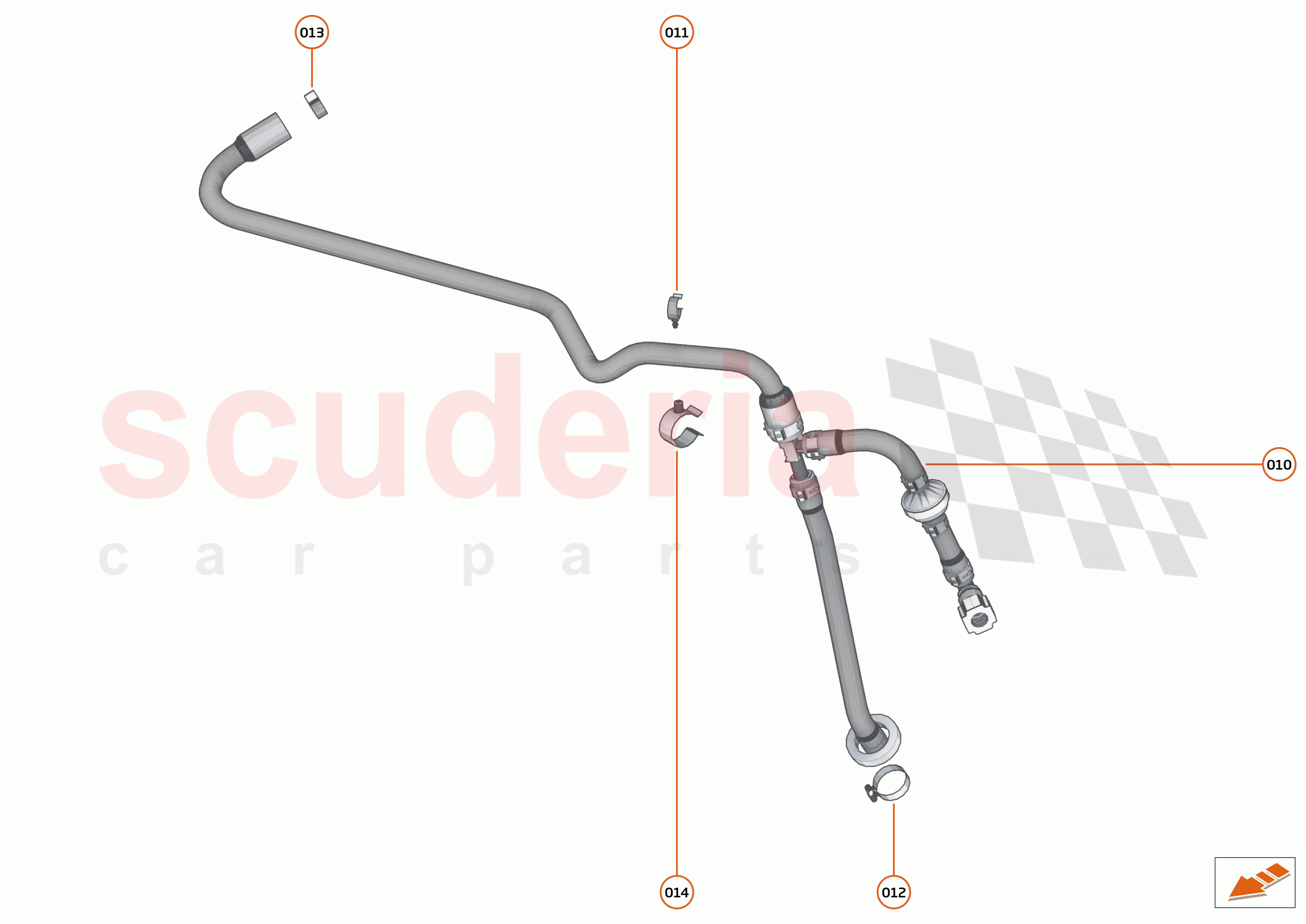 35 - ENGINE - 35.17 - ASSY-VENTURI PURGE HOSE of McLaren McLaren 765LT Spider